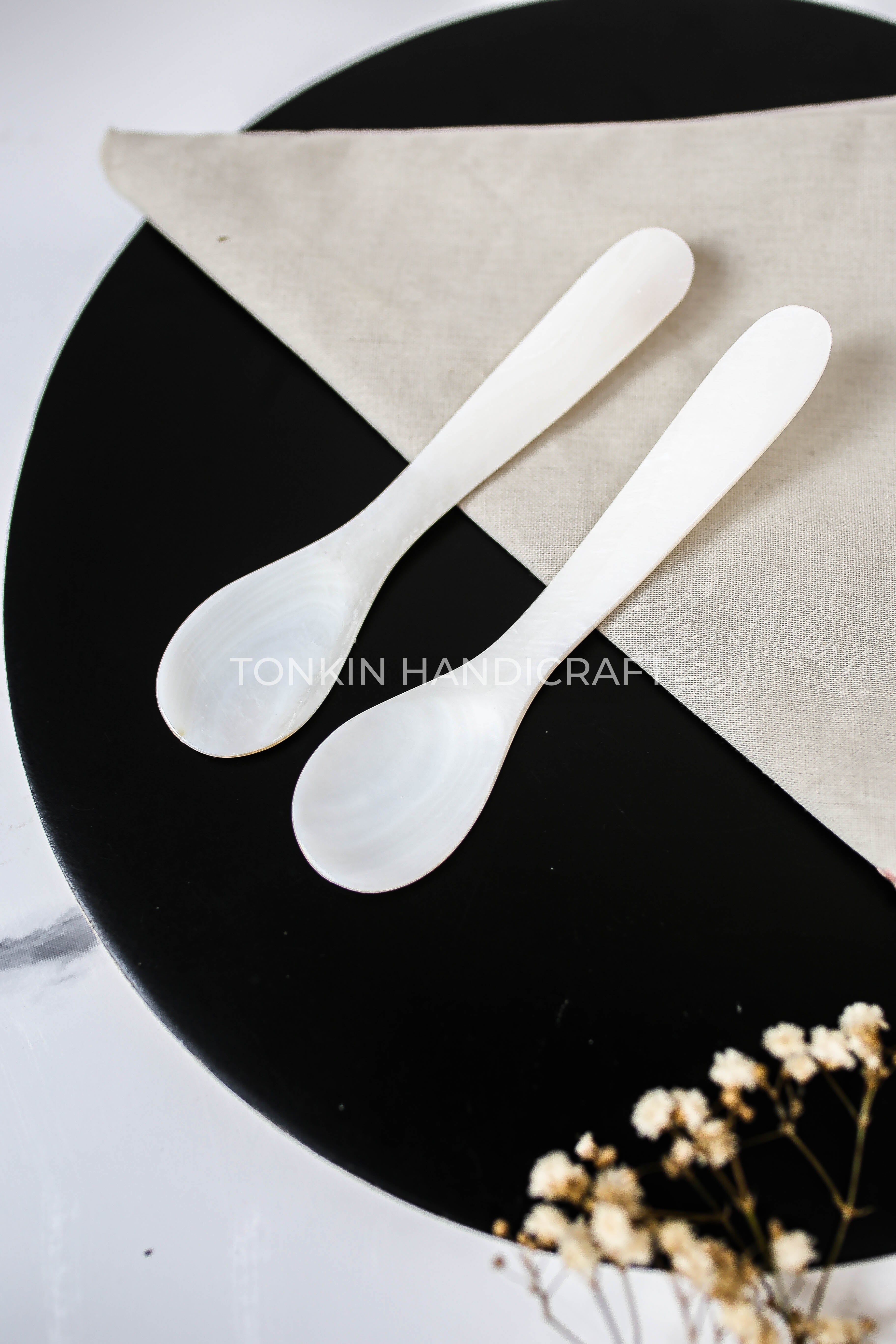 Personalized Mother of Pearl Caviar Spoon 03 copy - TONKIN HANDICRAFT