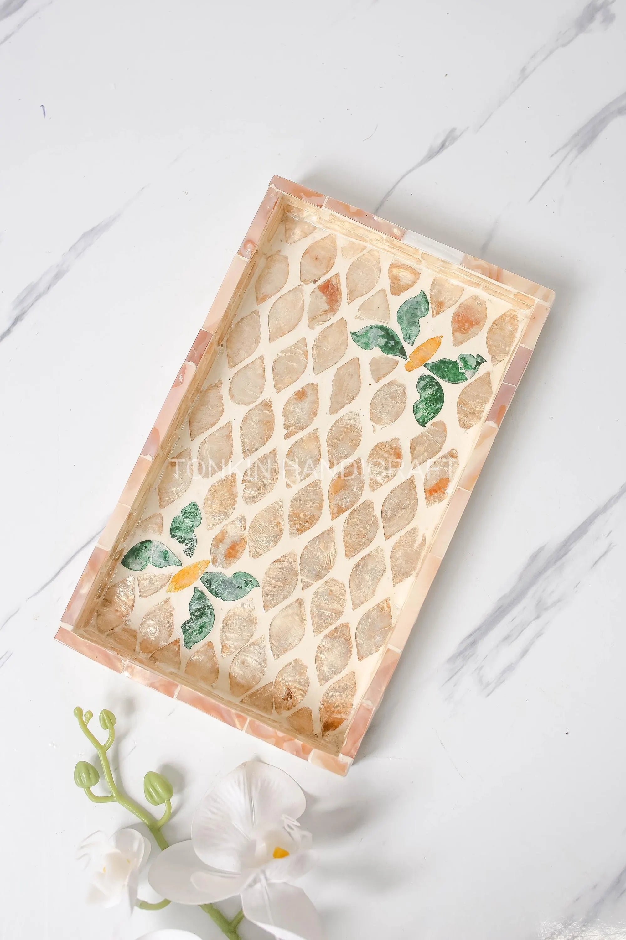 Mother of pearl Rectangle Tray 11