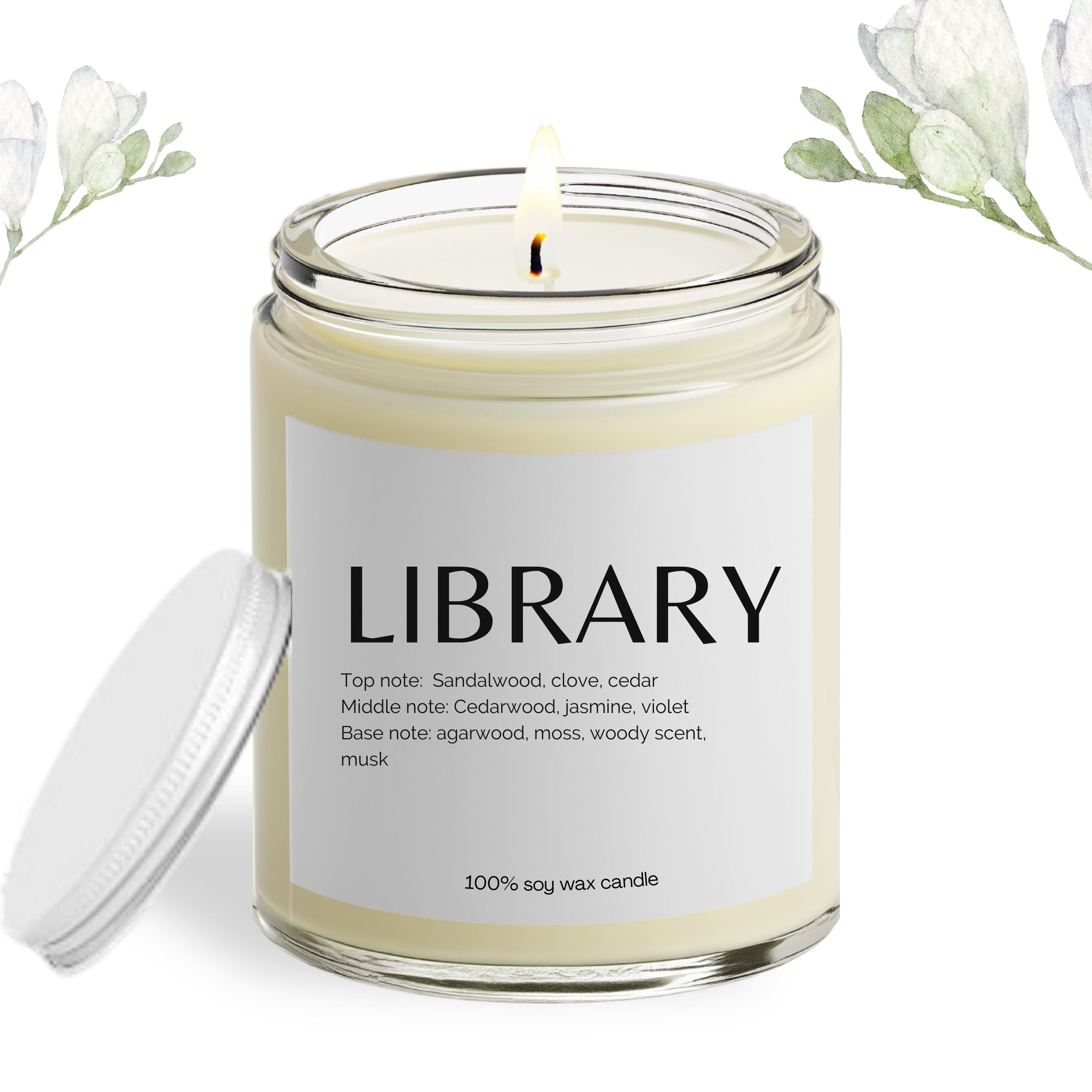 Library Soy Wax Candle