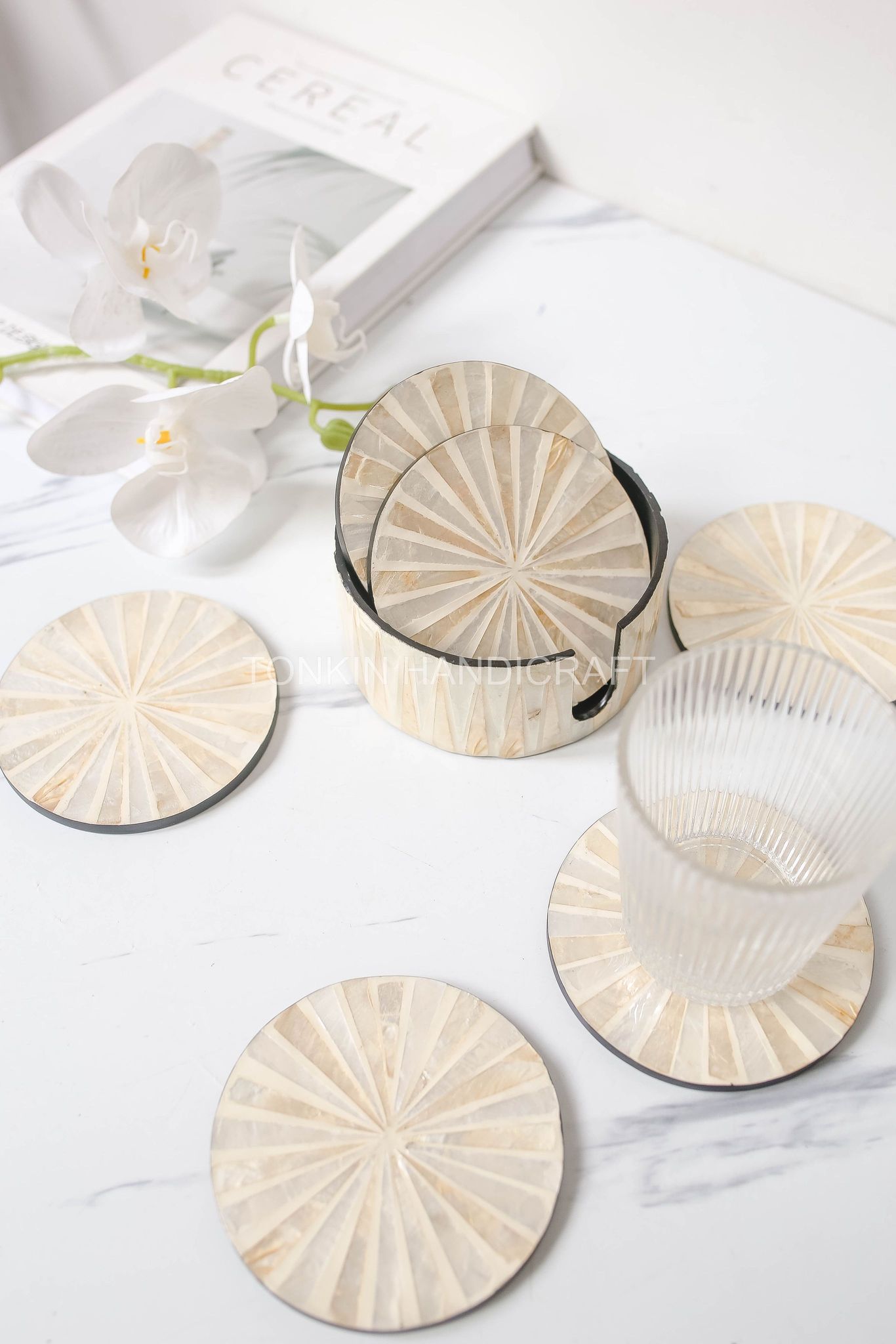 Mother of Pearl Coasters 1