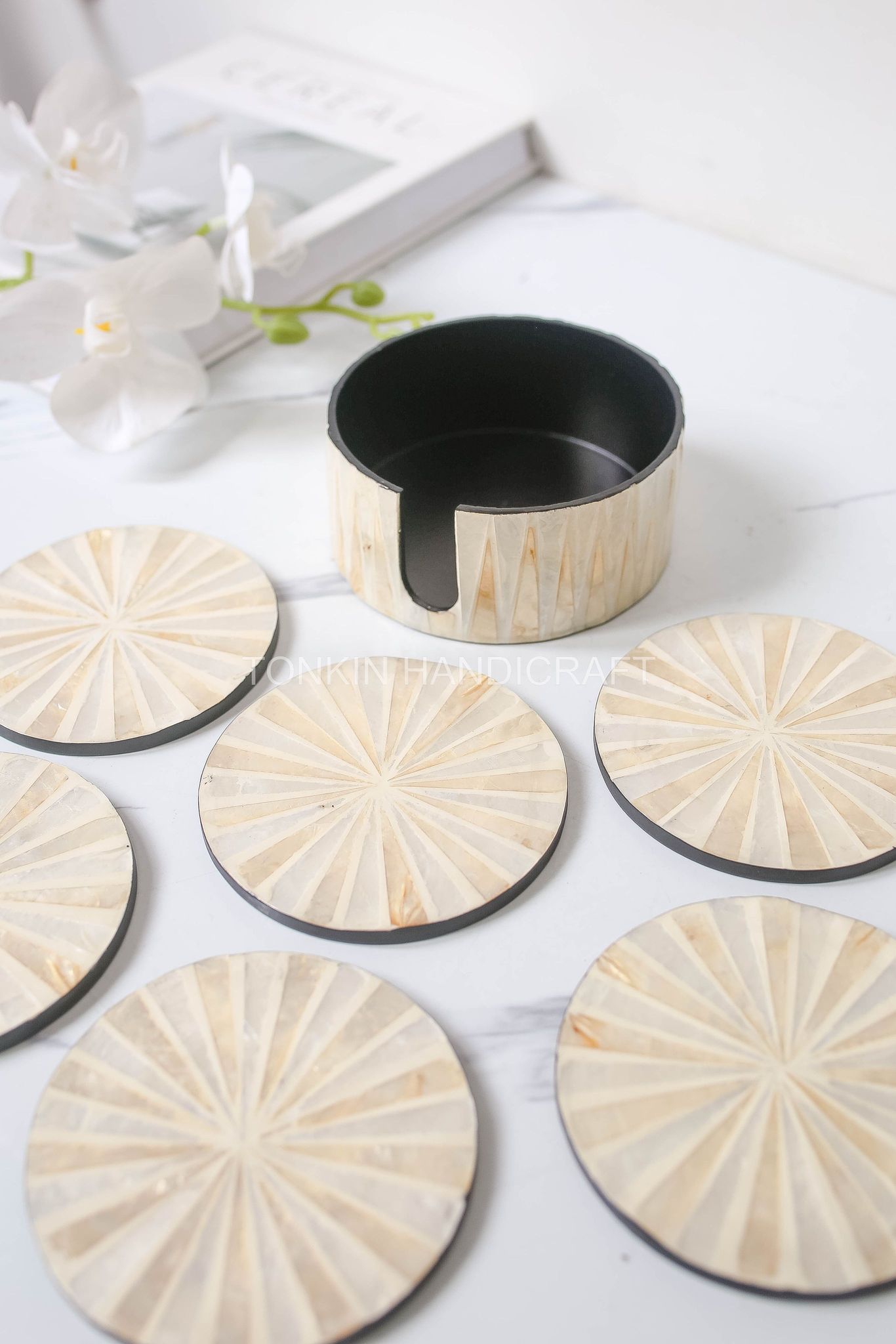 Mother of Pearl Coasters 1