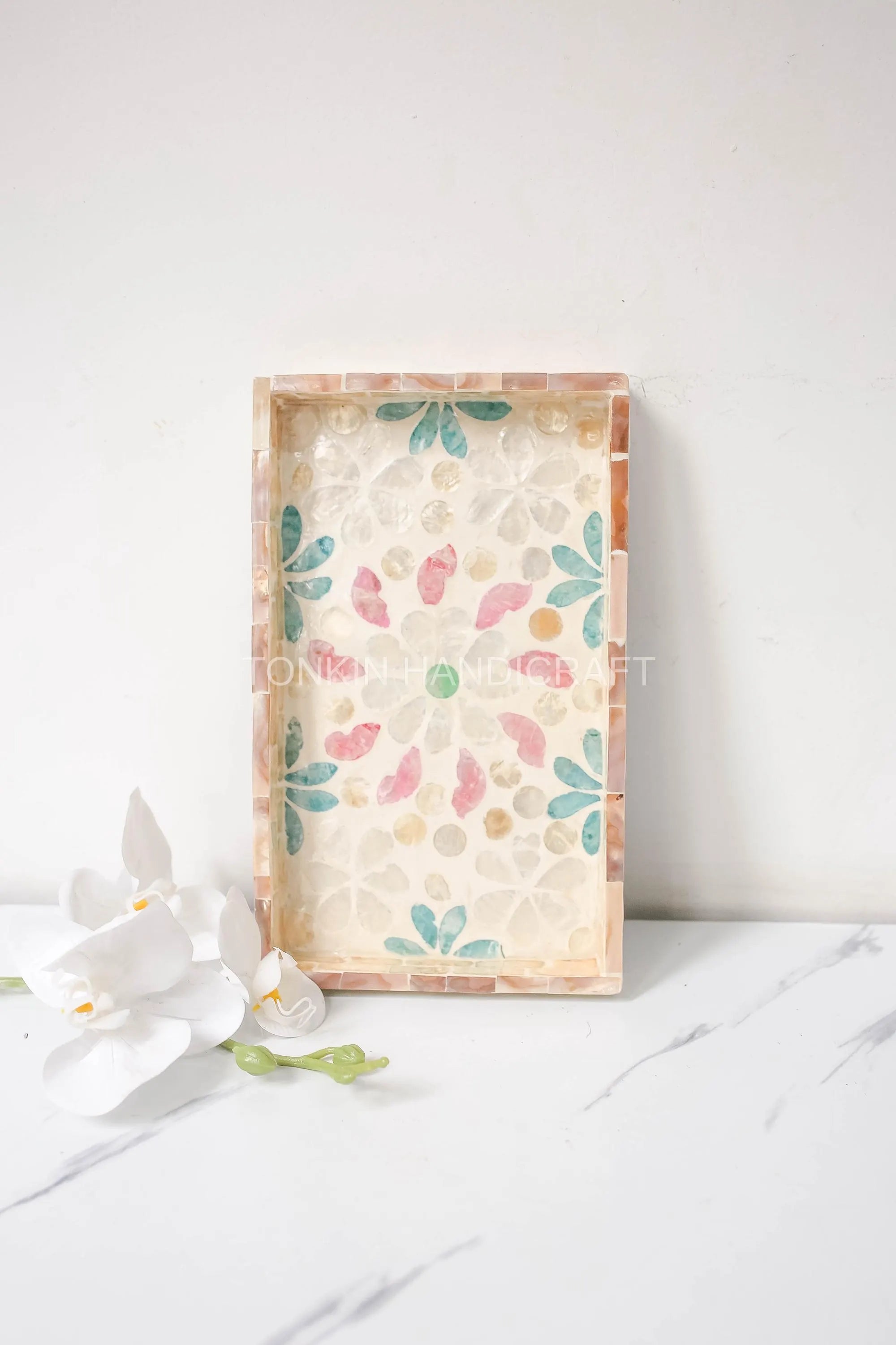 Mother of pearl Rectangle Tray 14