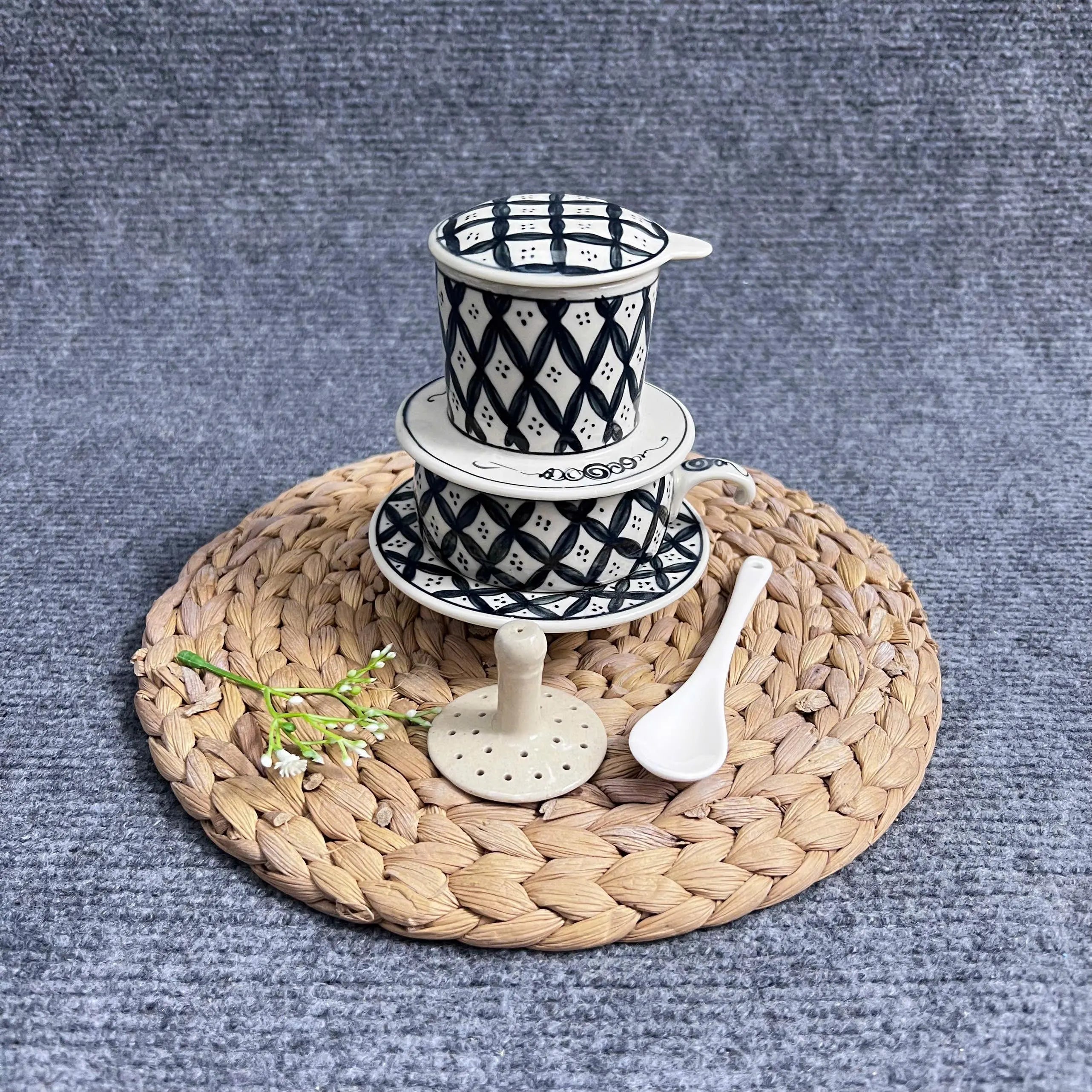 Ceramic Coffee Phin Filter SS3