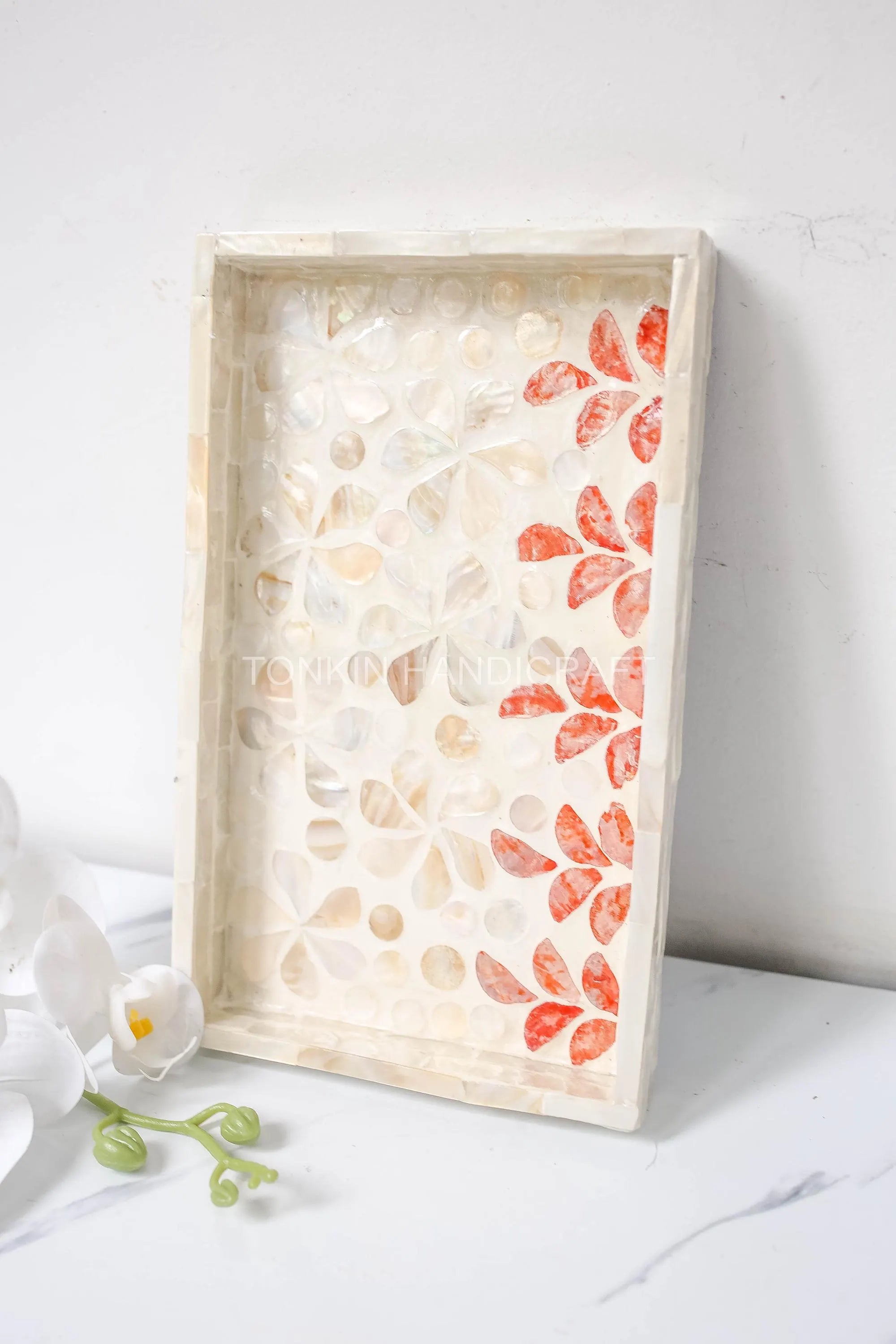 Mother of pearl Rectangle Tray 15