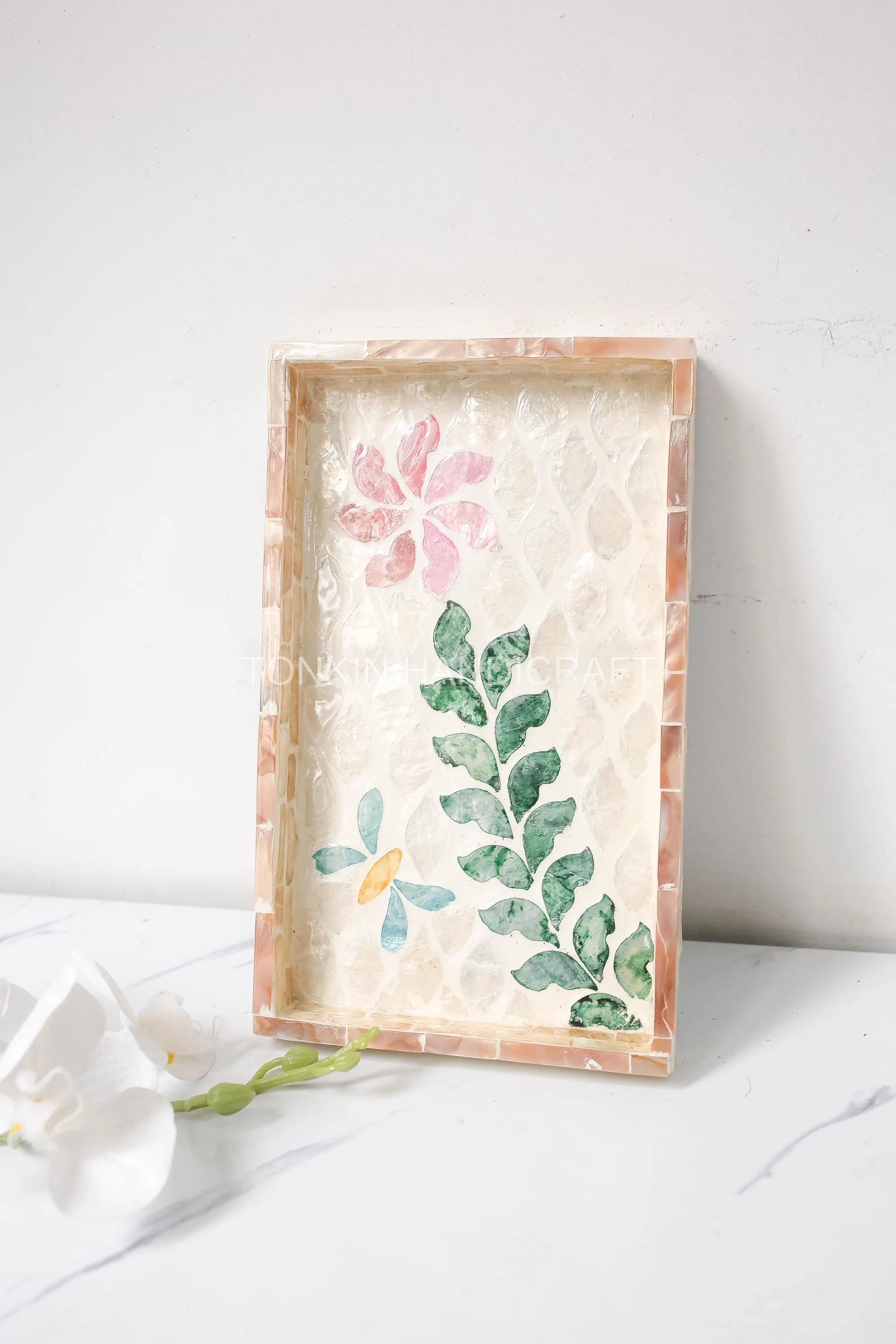 Mother of pearl Rectangle Tray 16