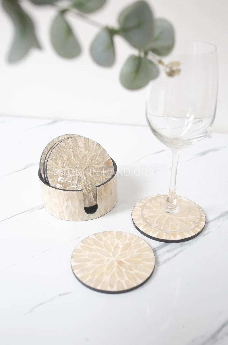 Mother of Pearl Coasters 2