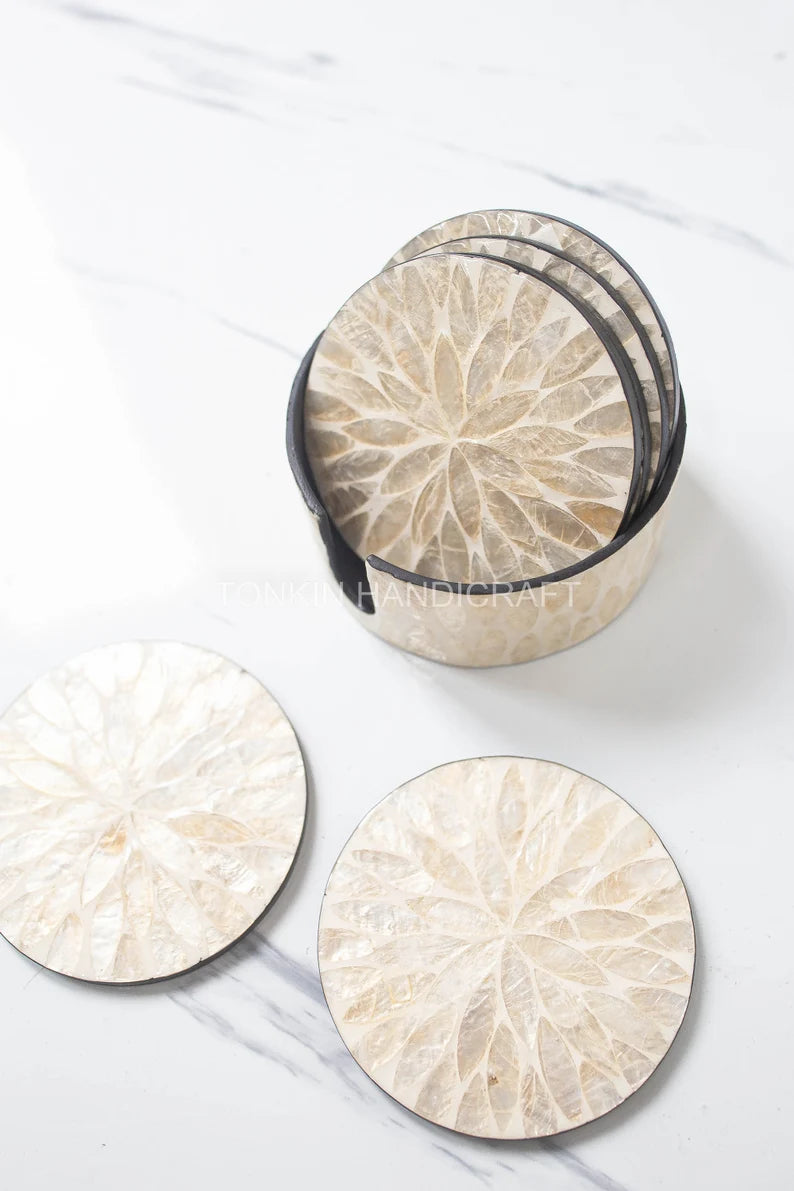 Mother of Pearl Coasters 2