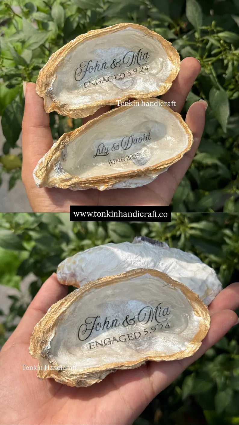 Wholesale Gold Oyster Shell Place Cards
