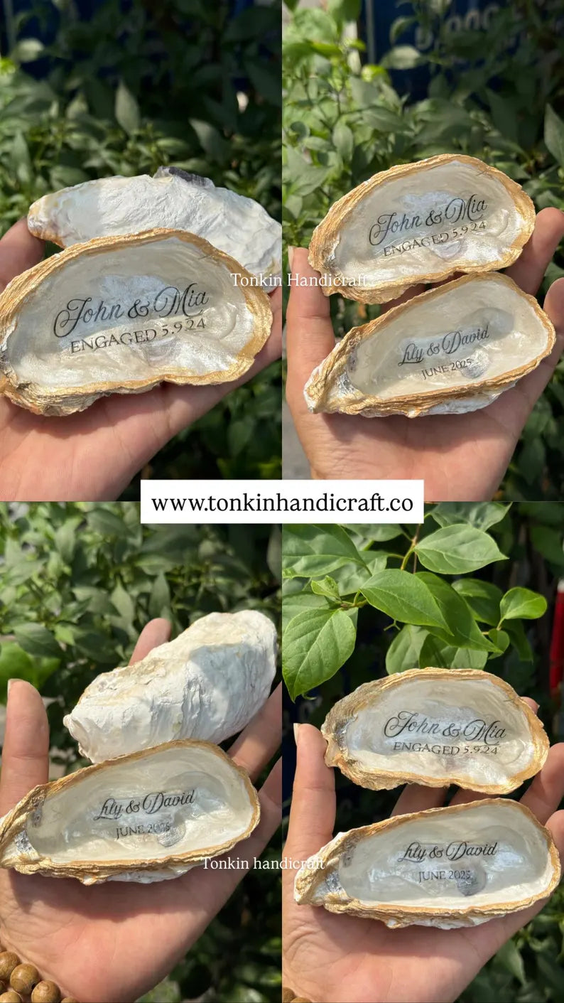 Wholesale Gold Oyster Shell Place Cards
