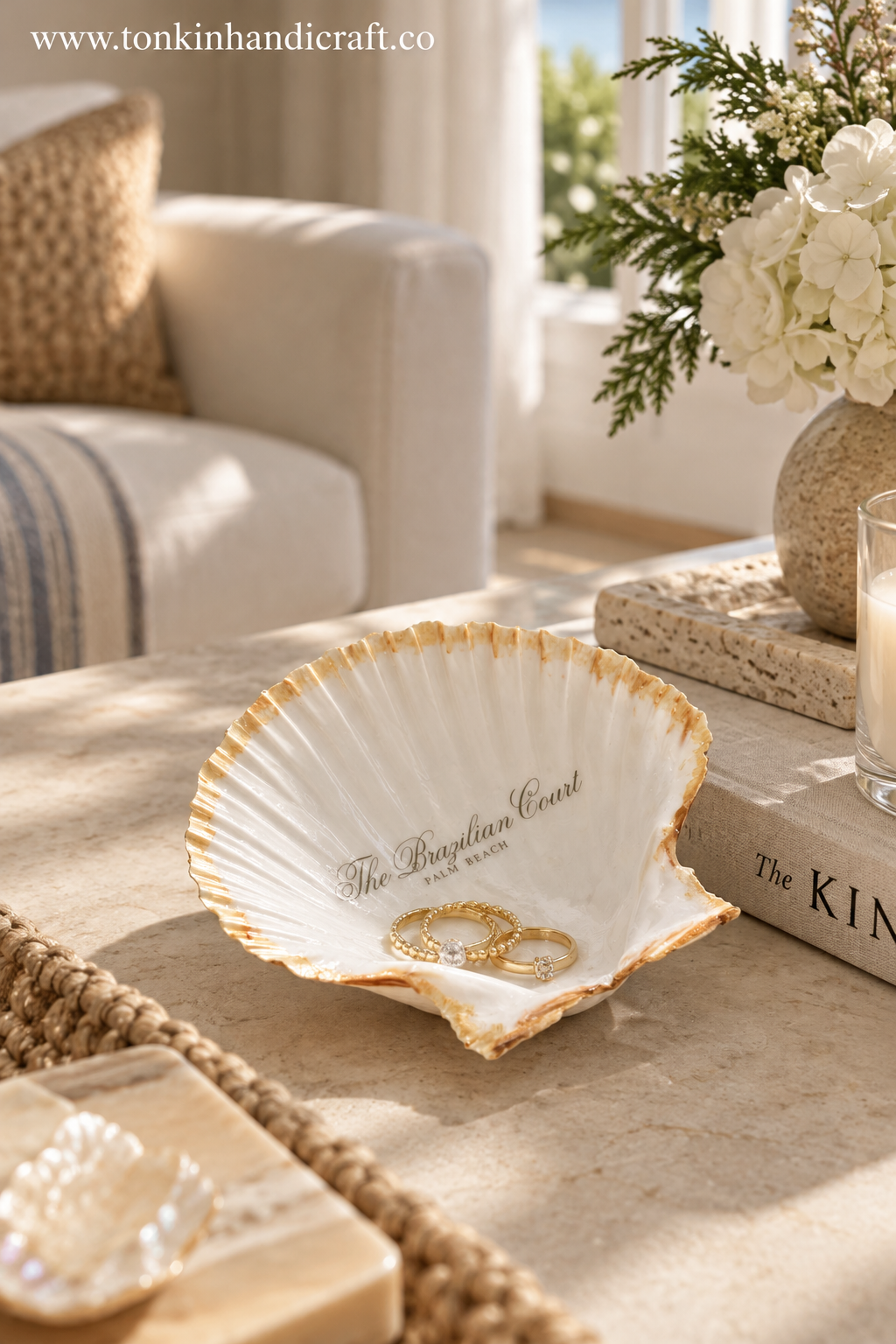 Personalized Shell Ring Dish