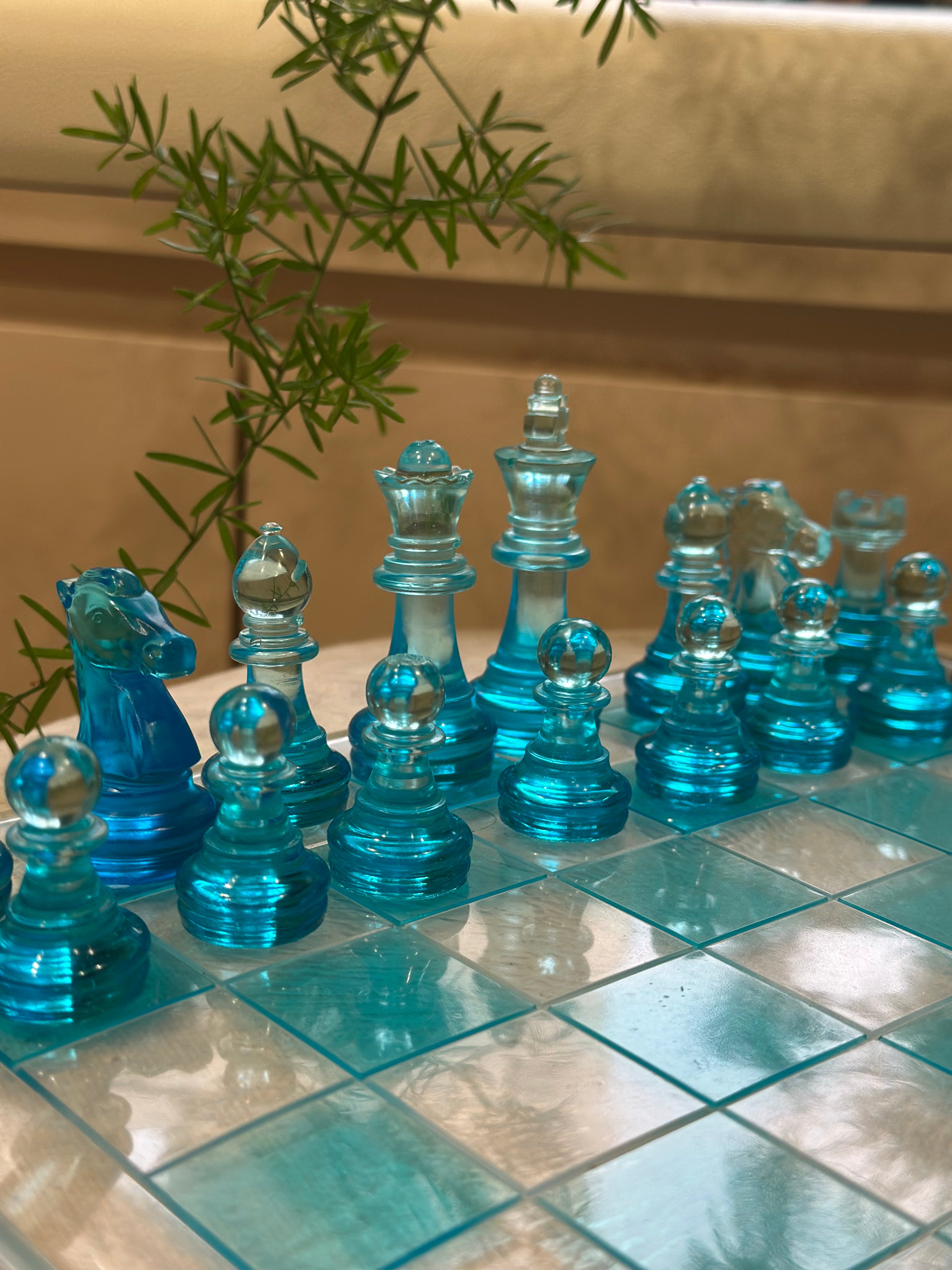 Ocean Resin Chess Set