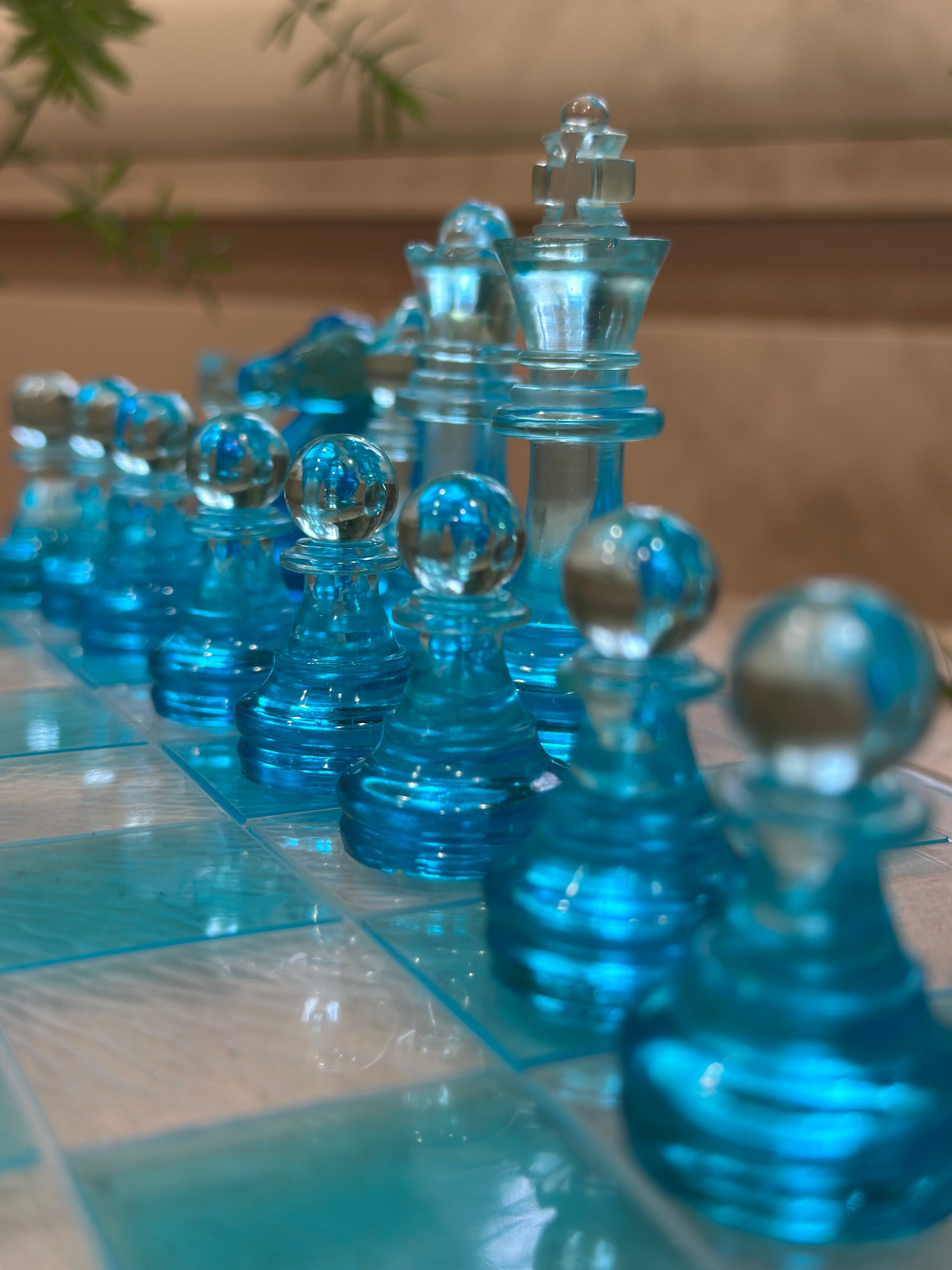 Ocean Resin Chess Set