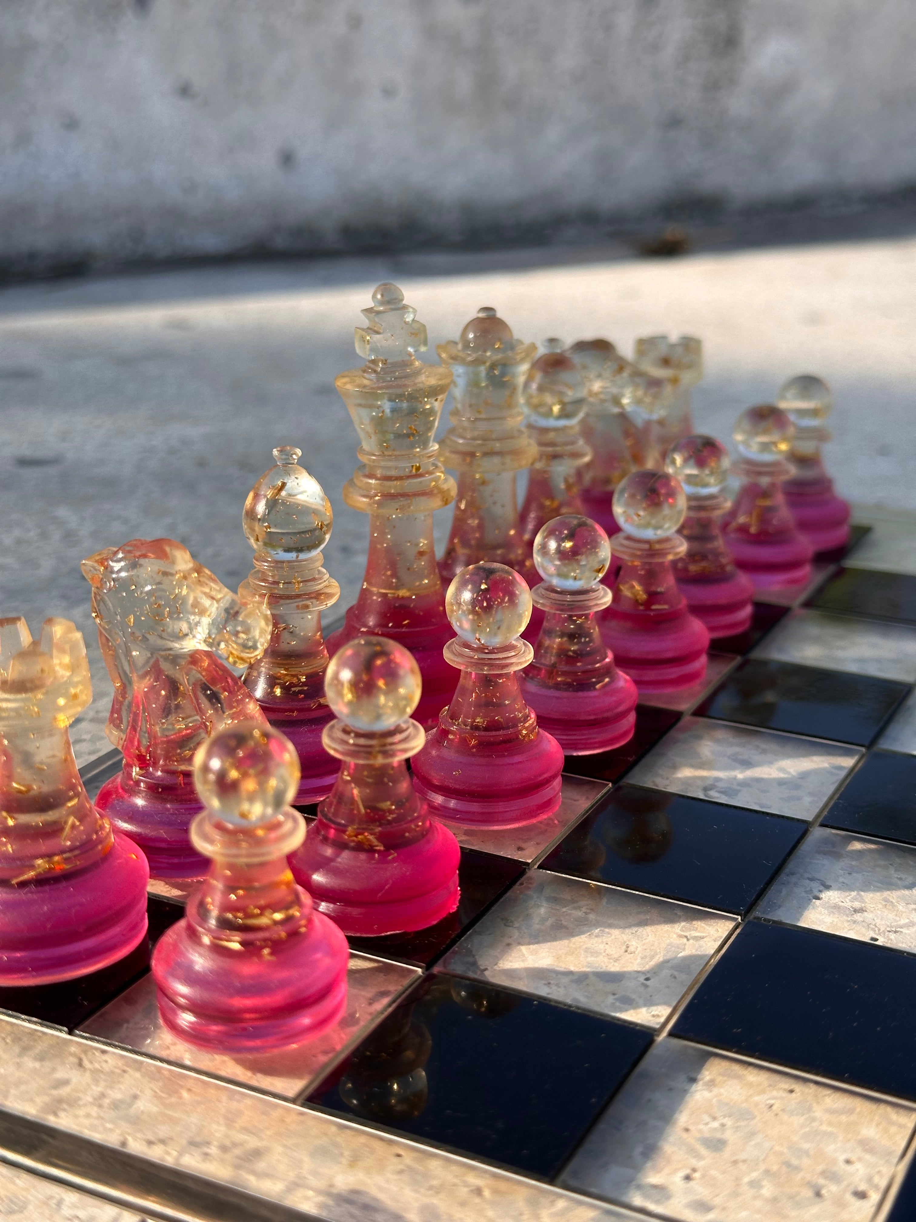 Candy Resin Chess Set