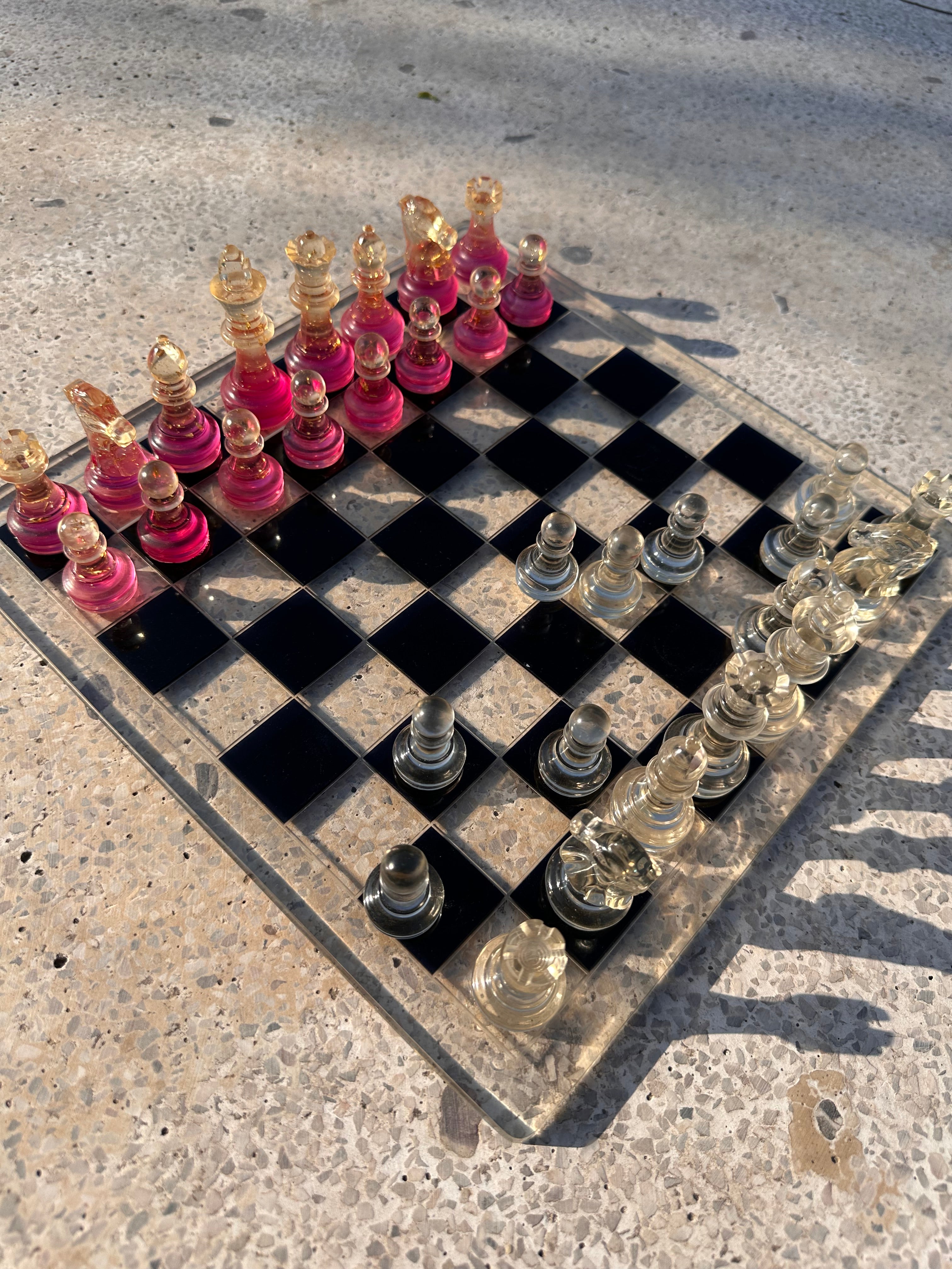 Candy Resin Chess Set