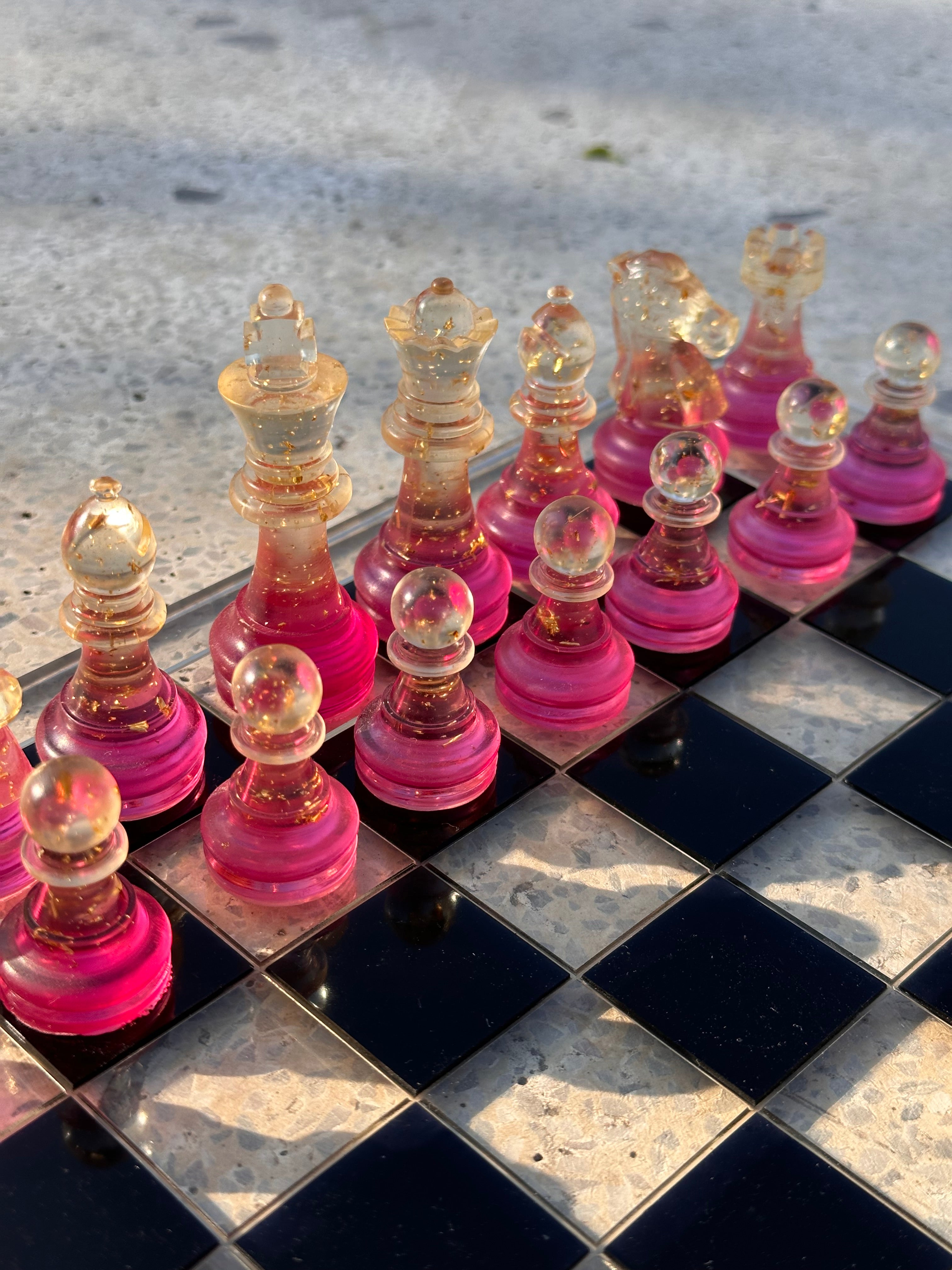 Candy Resin Chess Set