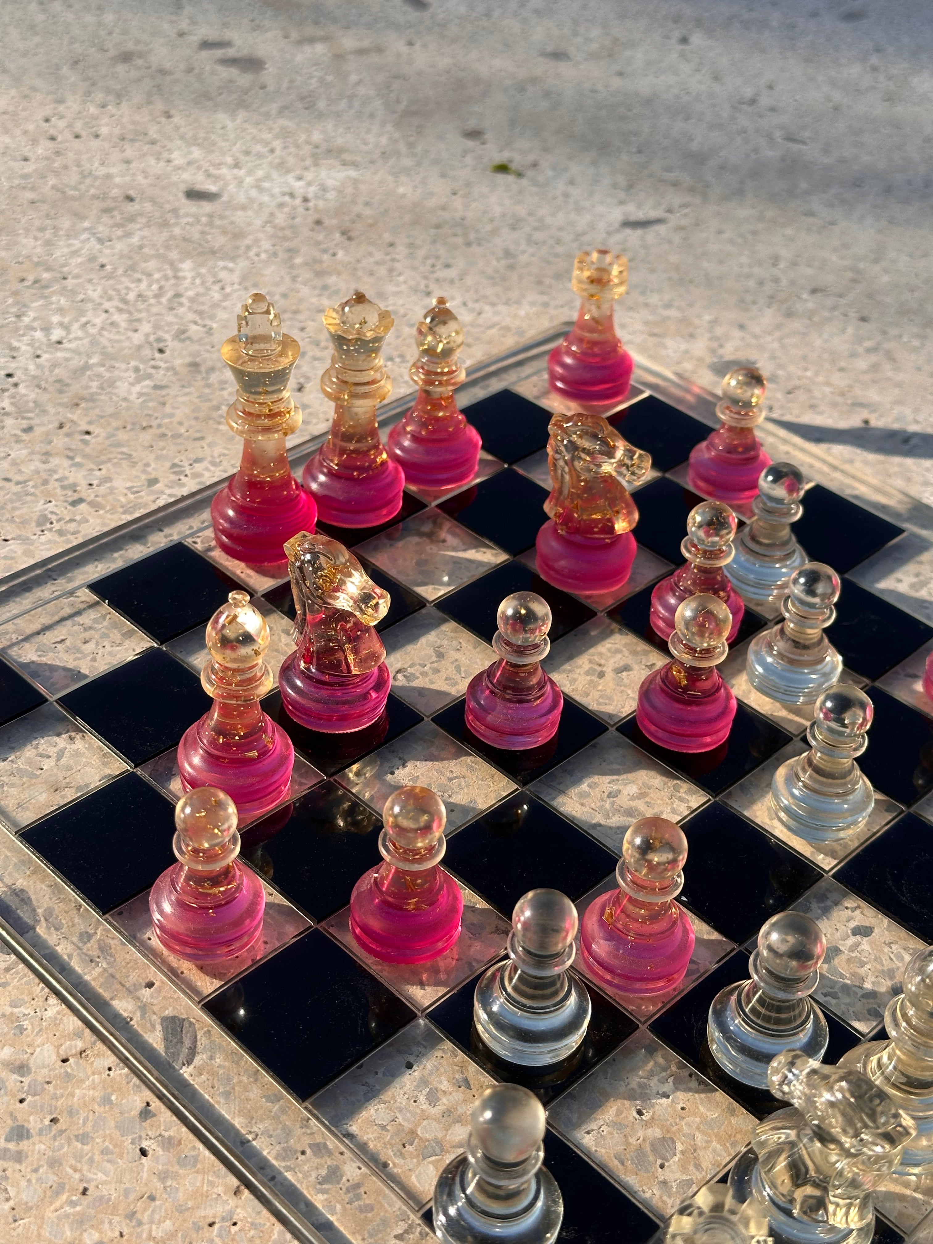 Candy Resin Chess Set