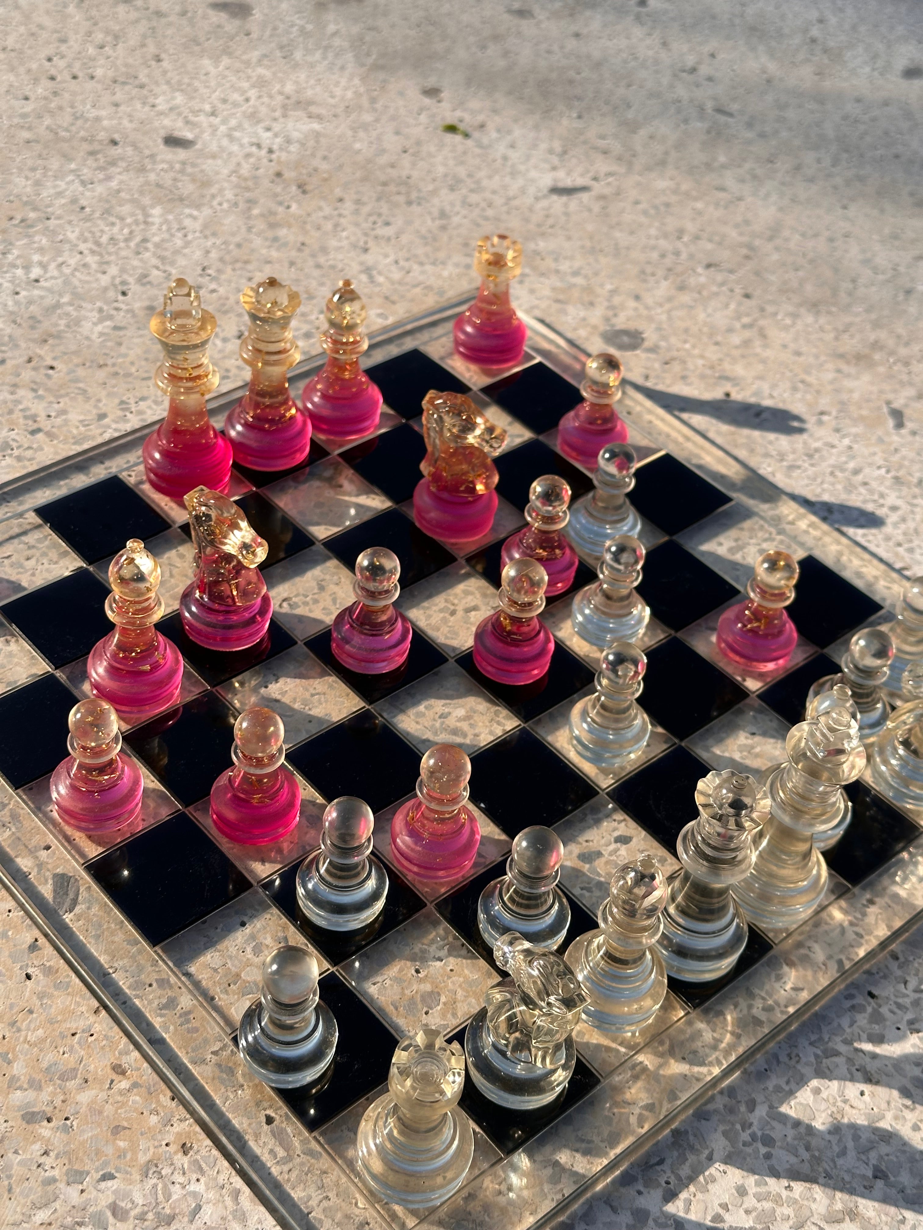 Candy Resin Chess Set