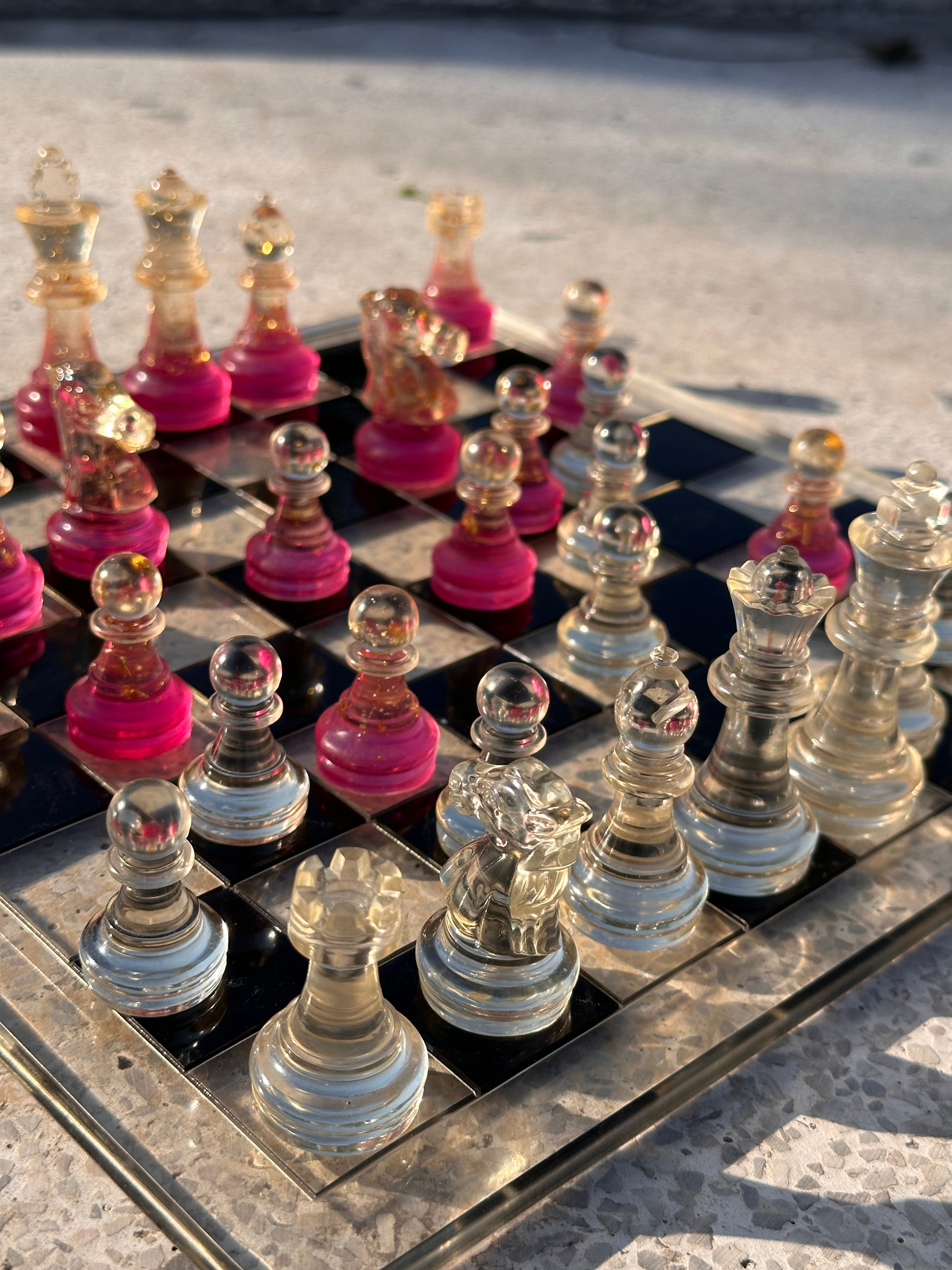 Candy Resin Chess Set