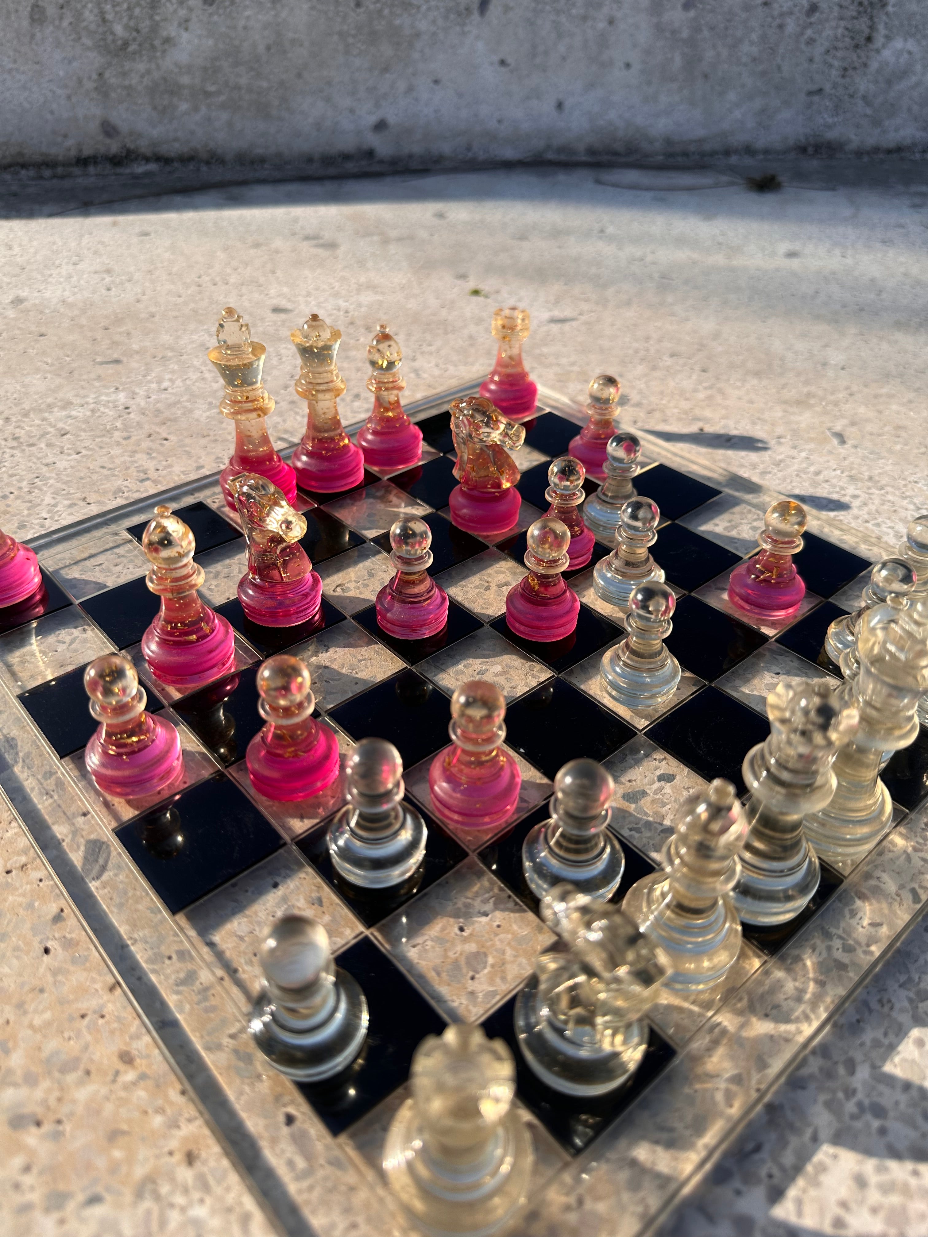 Candy Resin Chess Set