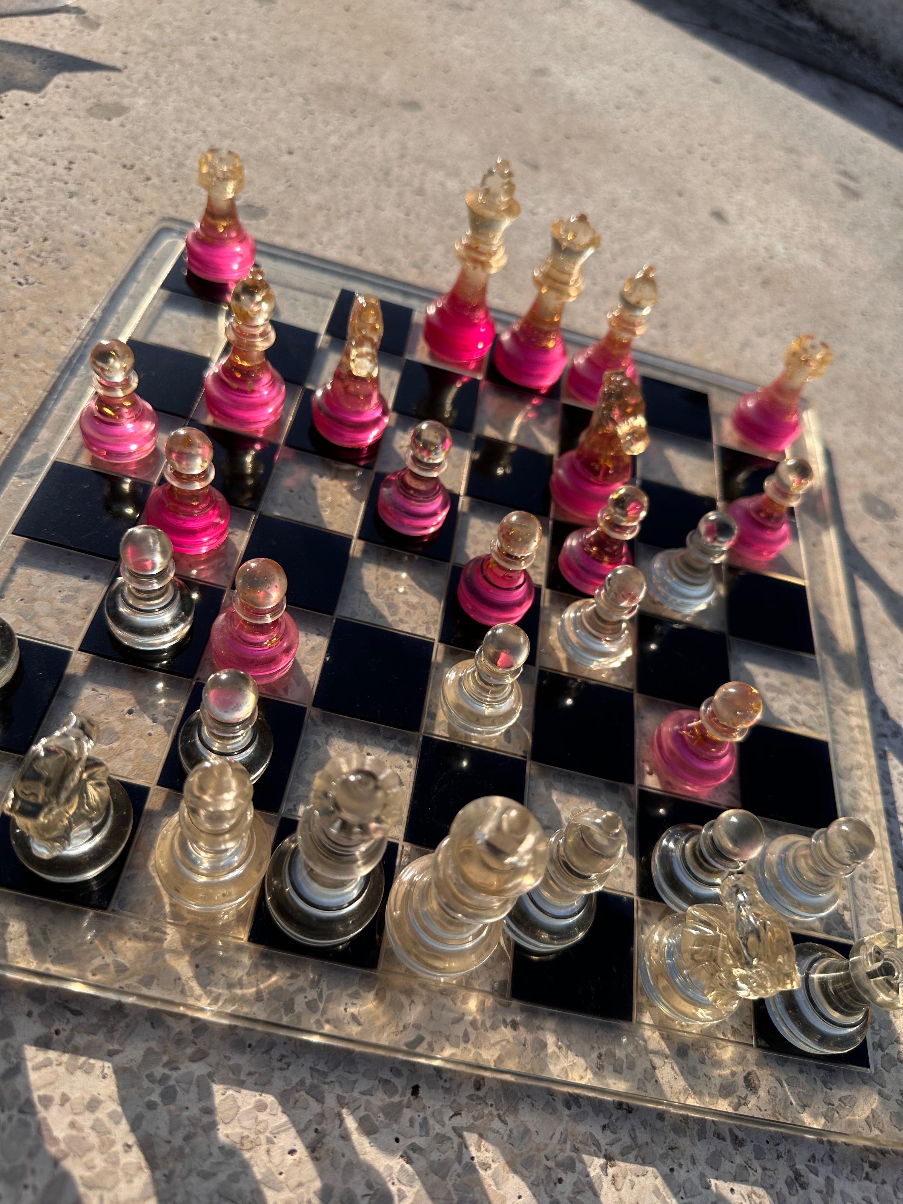 Candy Resin Chess Set