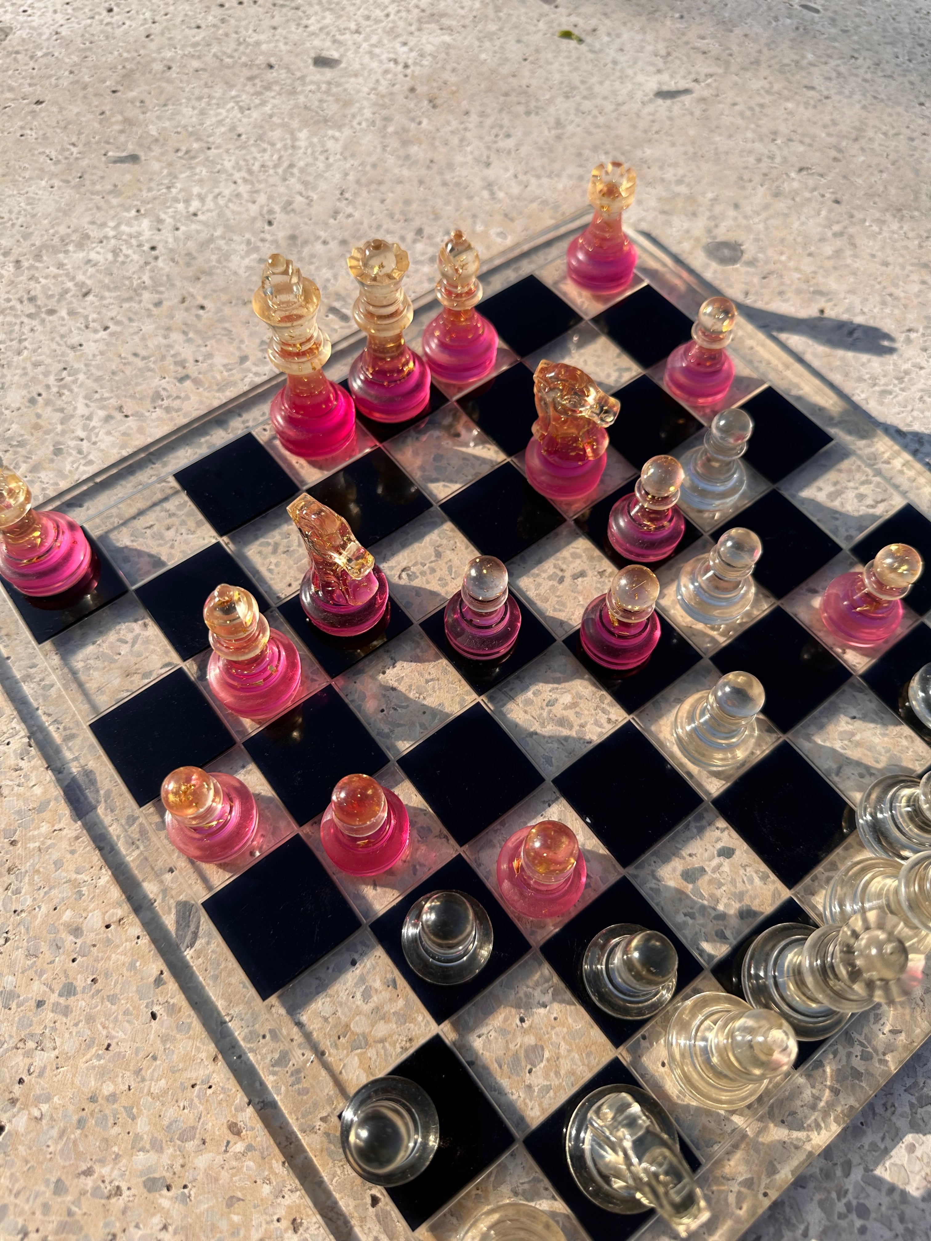 Candy Resin Chess Set