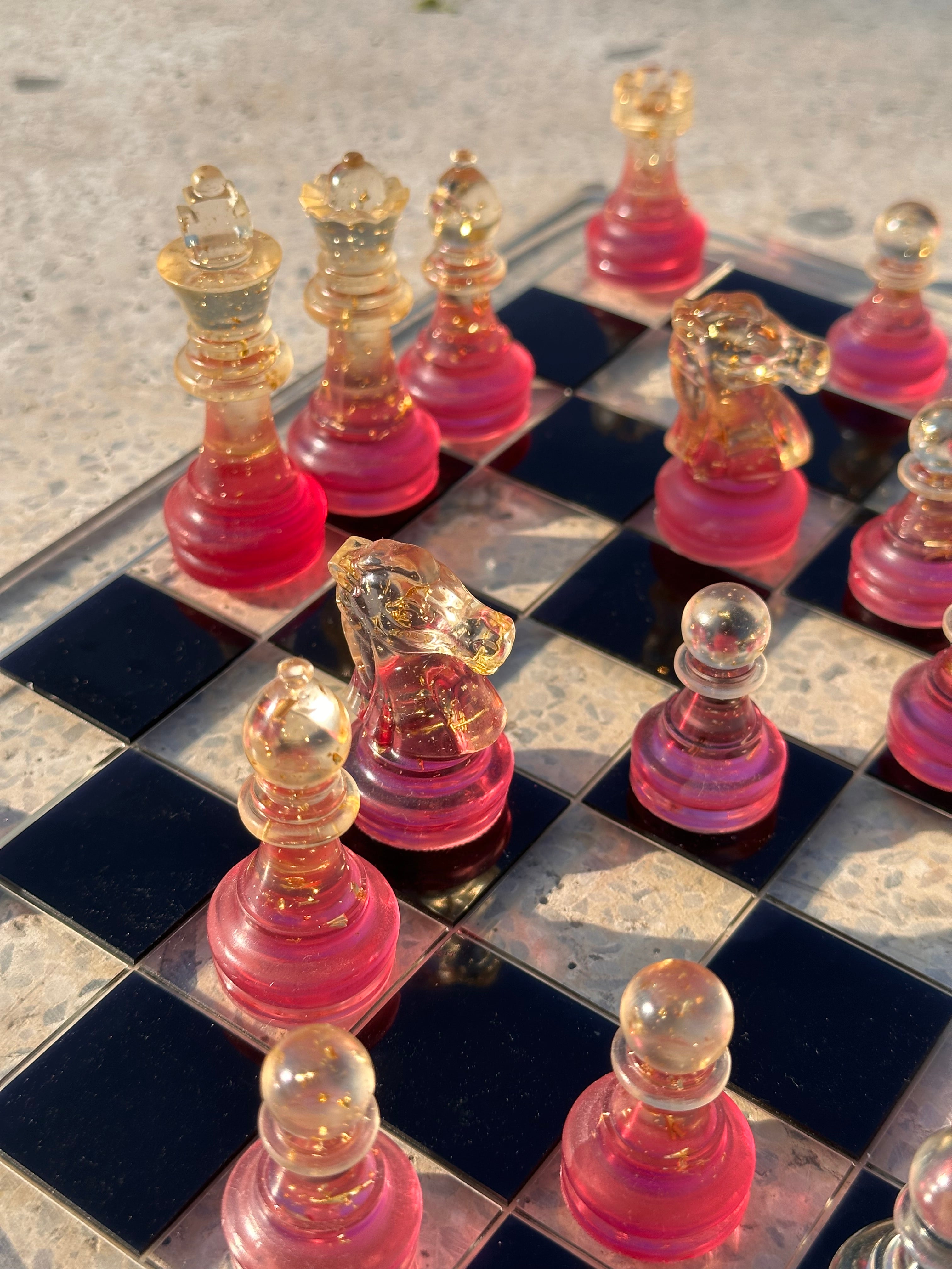 Candy Resin Chess Set