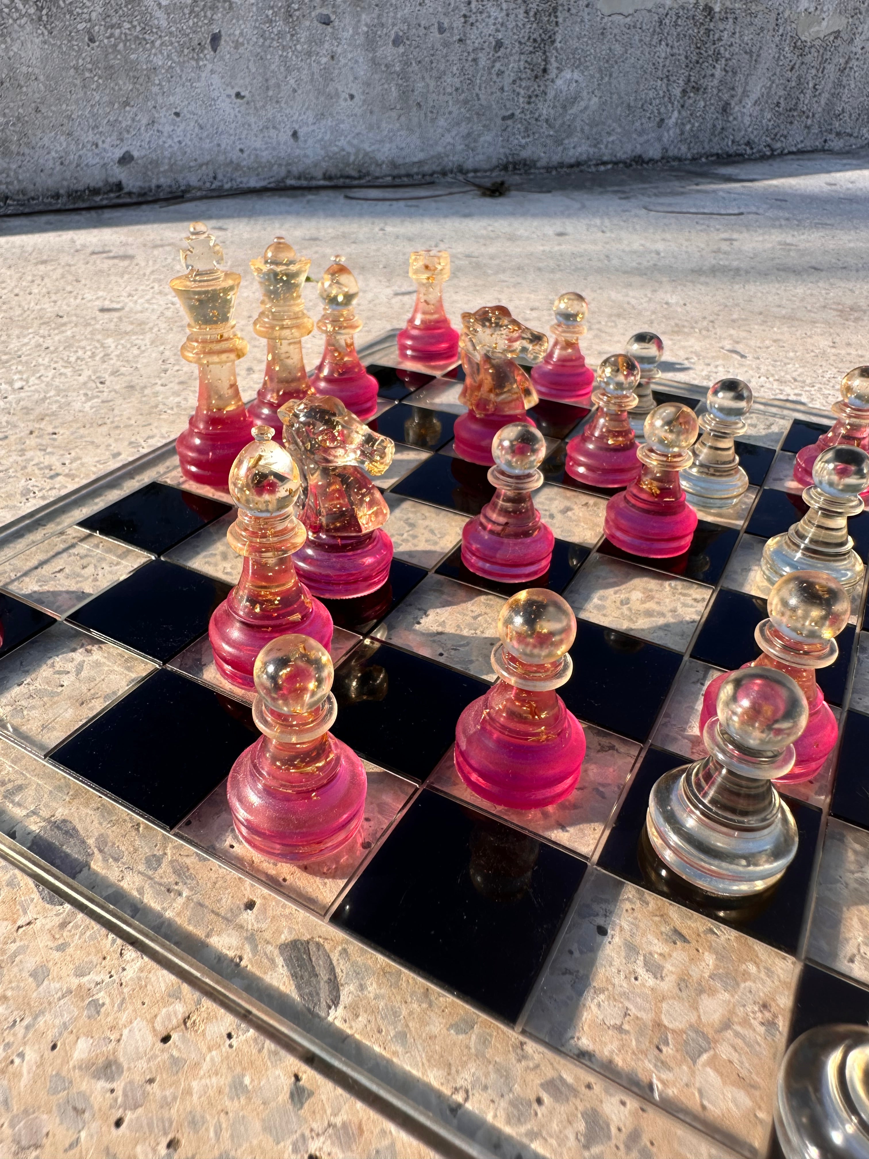 Candy Resin Chess Set