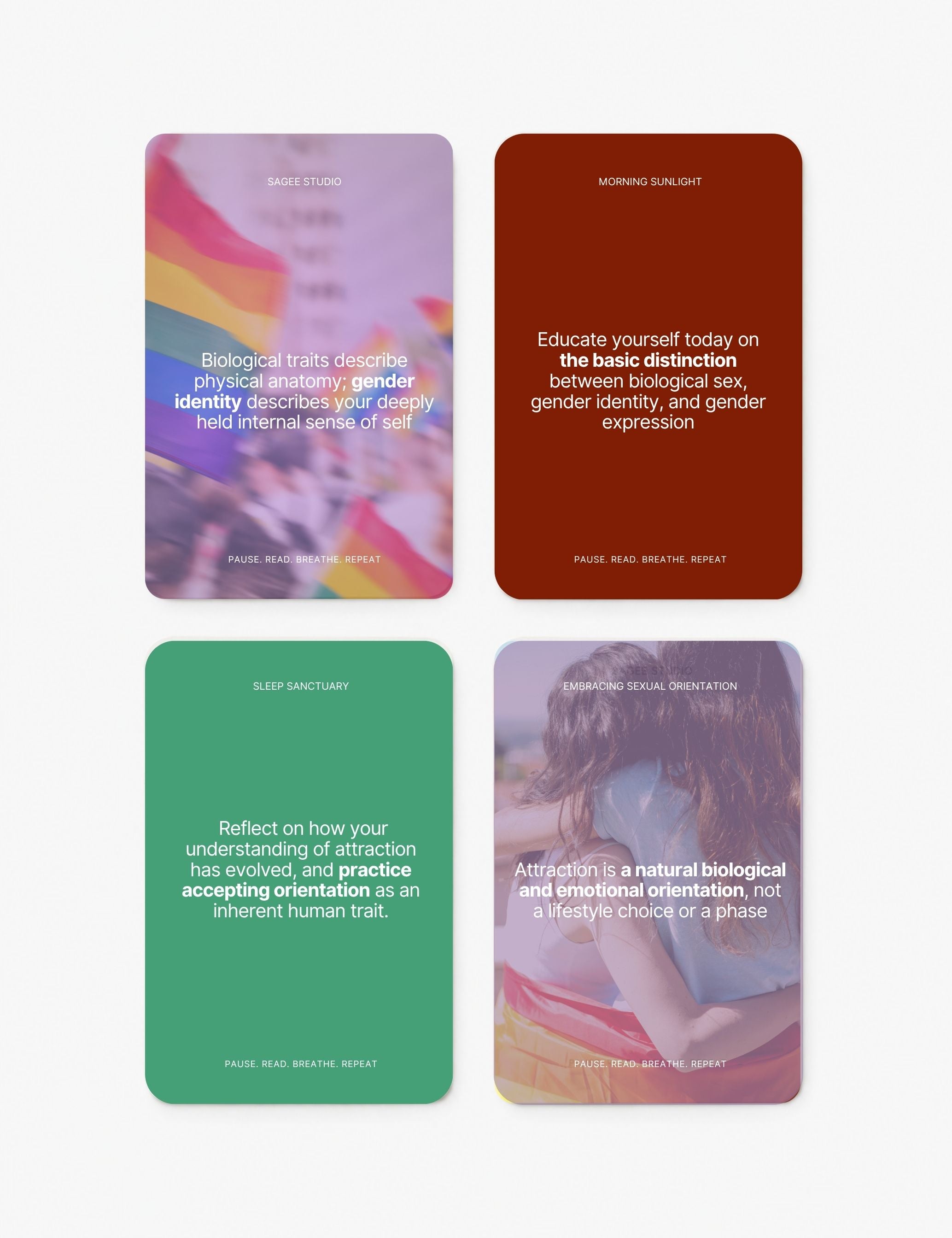 LGBTQ+ Affirmation Cards