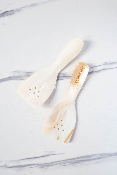 Mother of Pearl Slotted Spoon — TONKIN HANDICRAFT