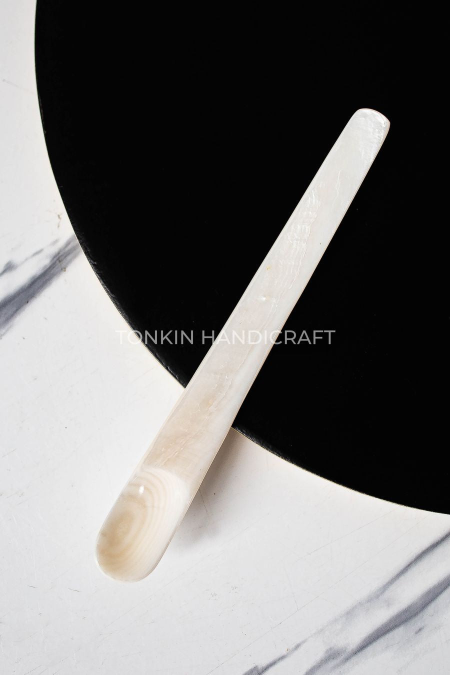 Personalized Mont Mother of Pearl Seashell Spoon