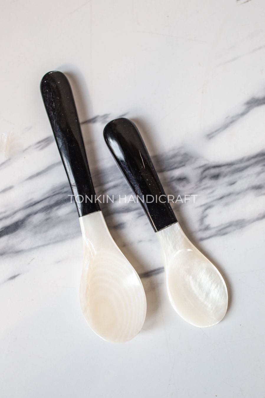 Blak Mother of Pearl Caviar Spoon,Seashell Spoon