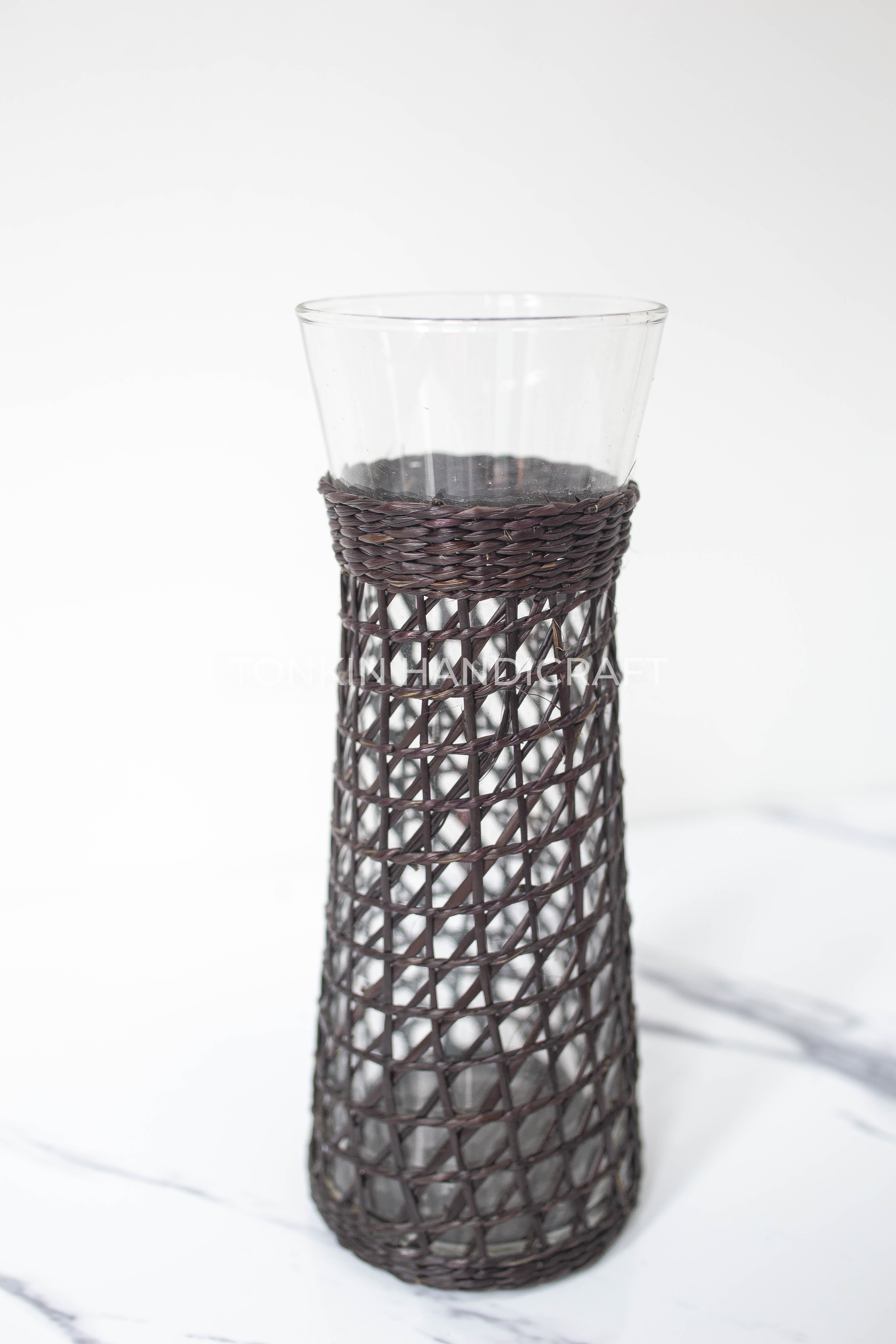 Black Woven Bistro Carafe - TONKIN HANDICRAFT