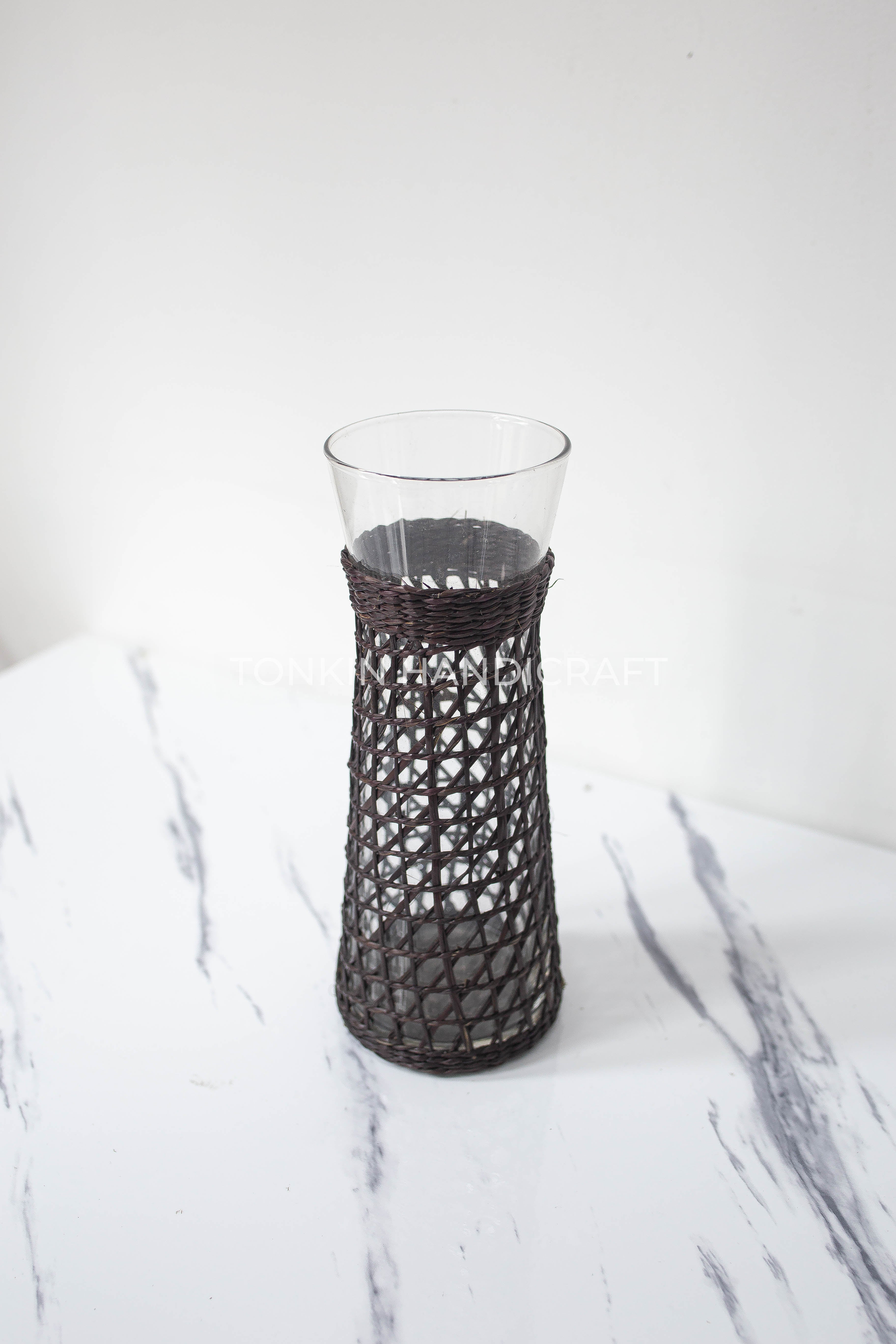 Black Woven Bistro Carafe - TONKIN HANDICRAFT