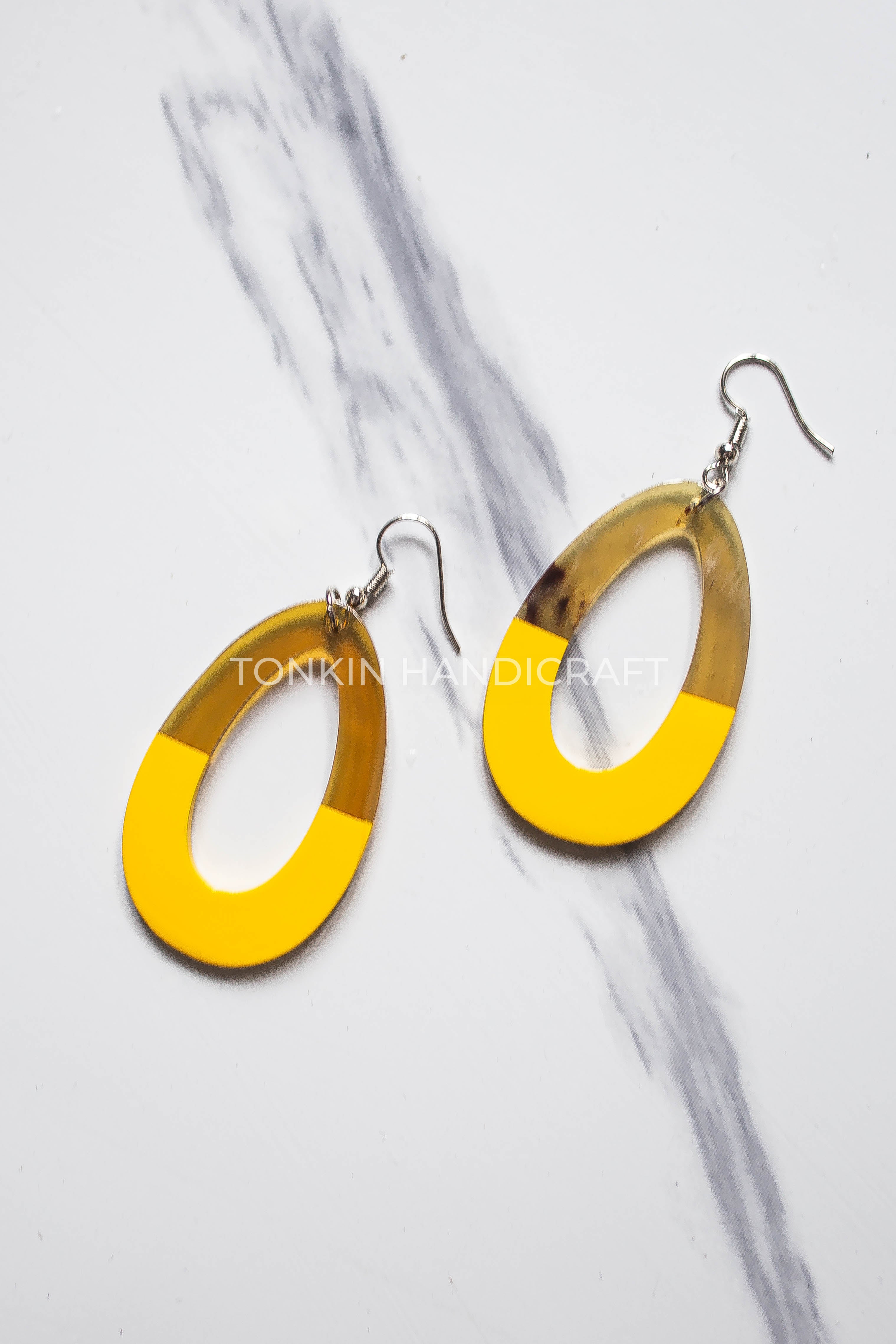 Lien Buffalo Horn Earrings