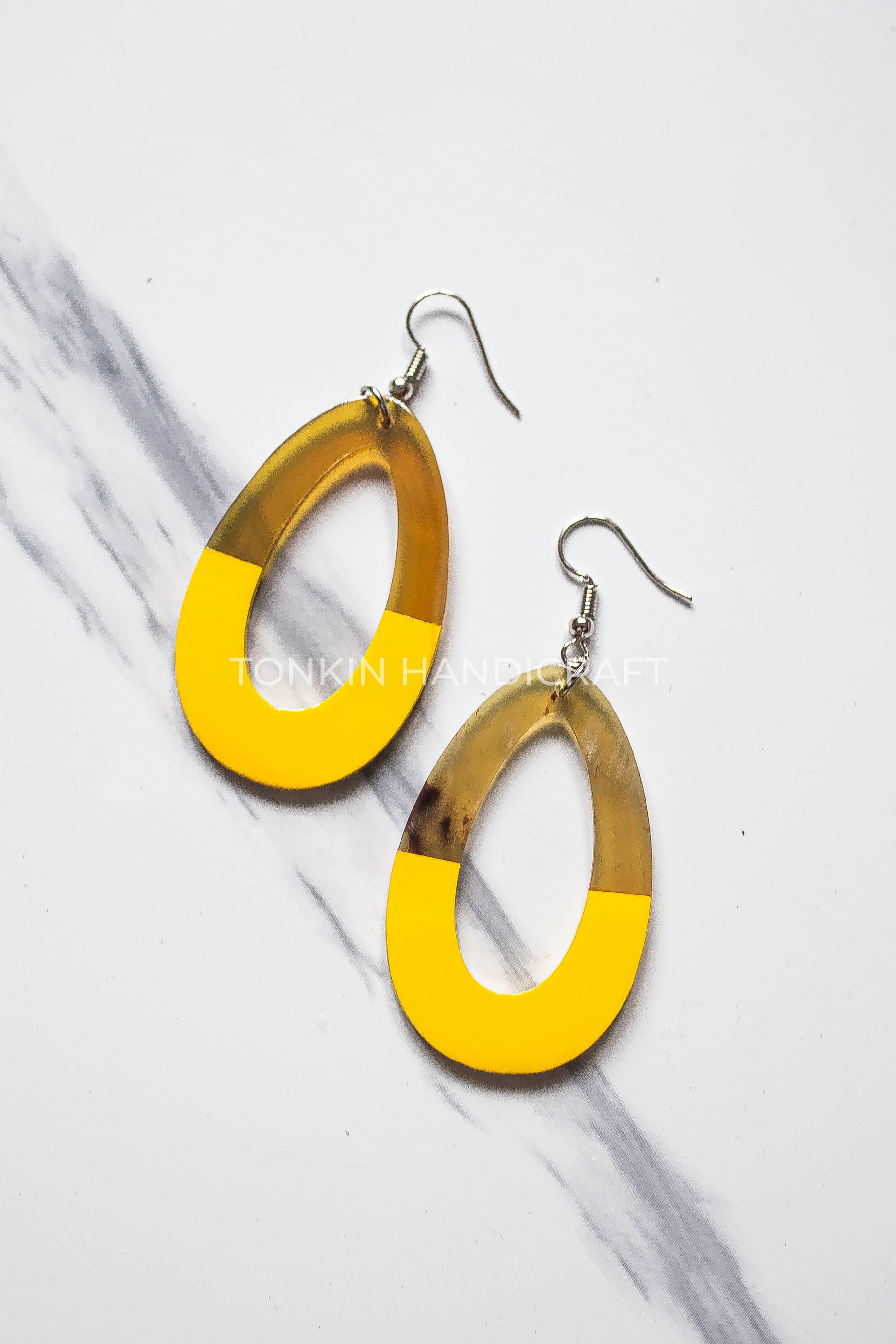 Lien Buffalo Horn Earrings