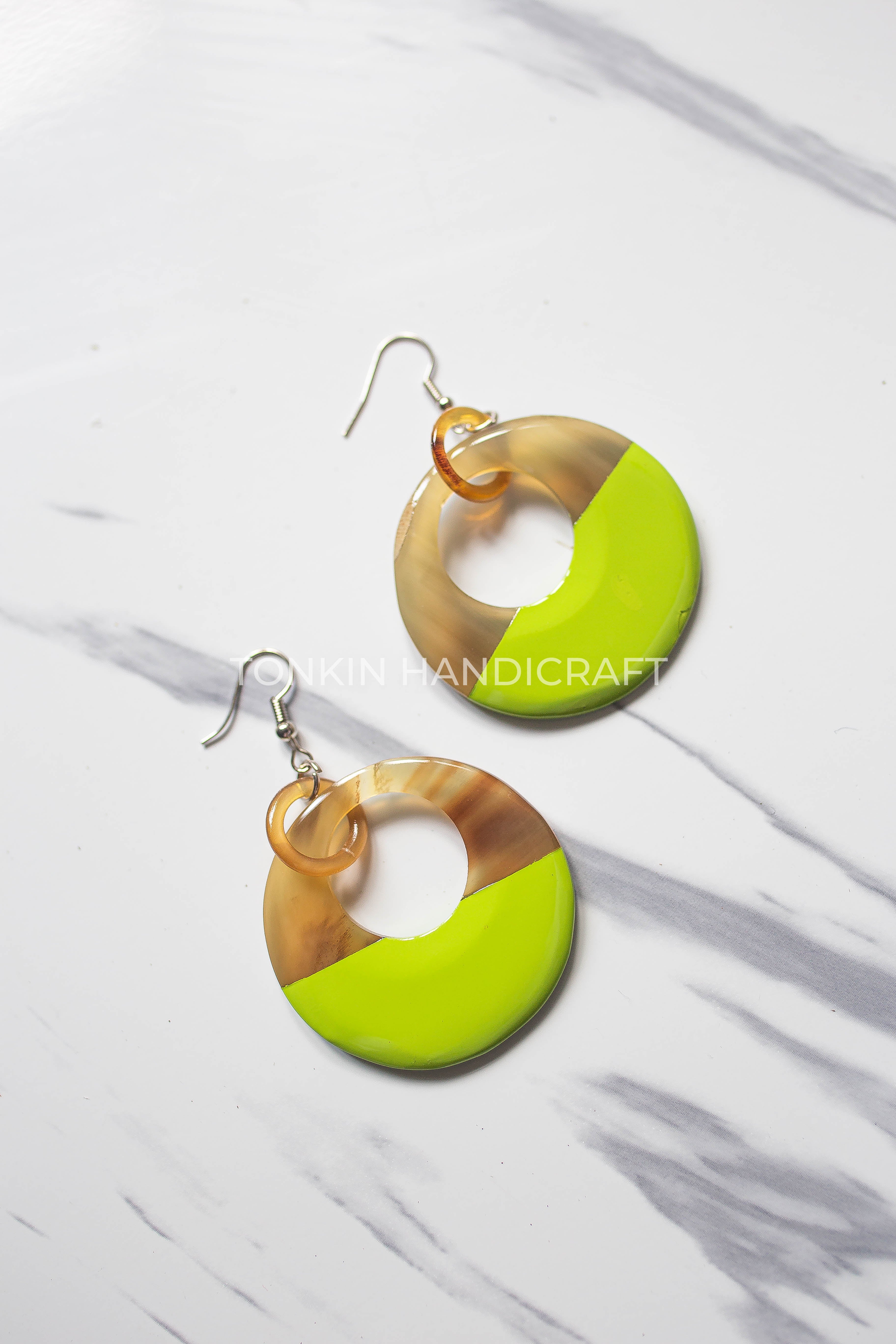 Mien Buffalo Horn Earrings