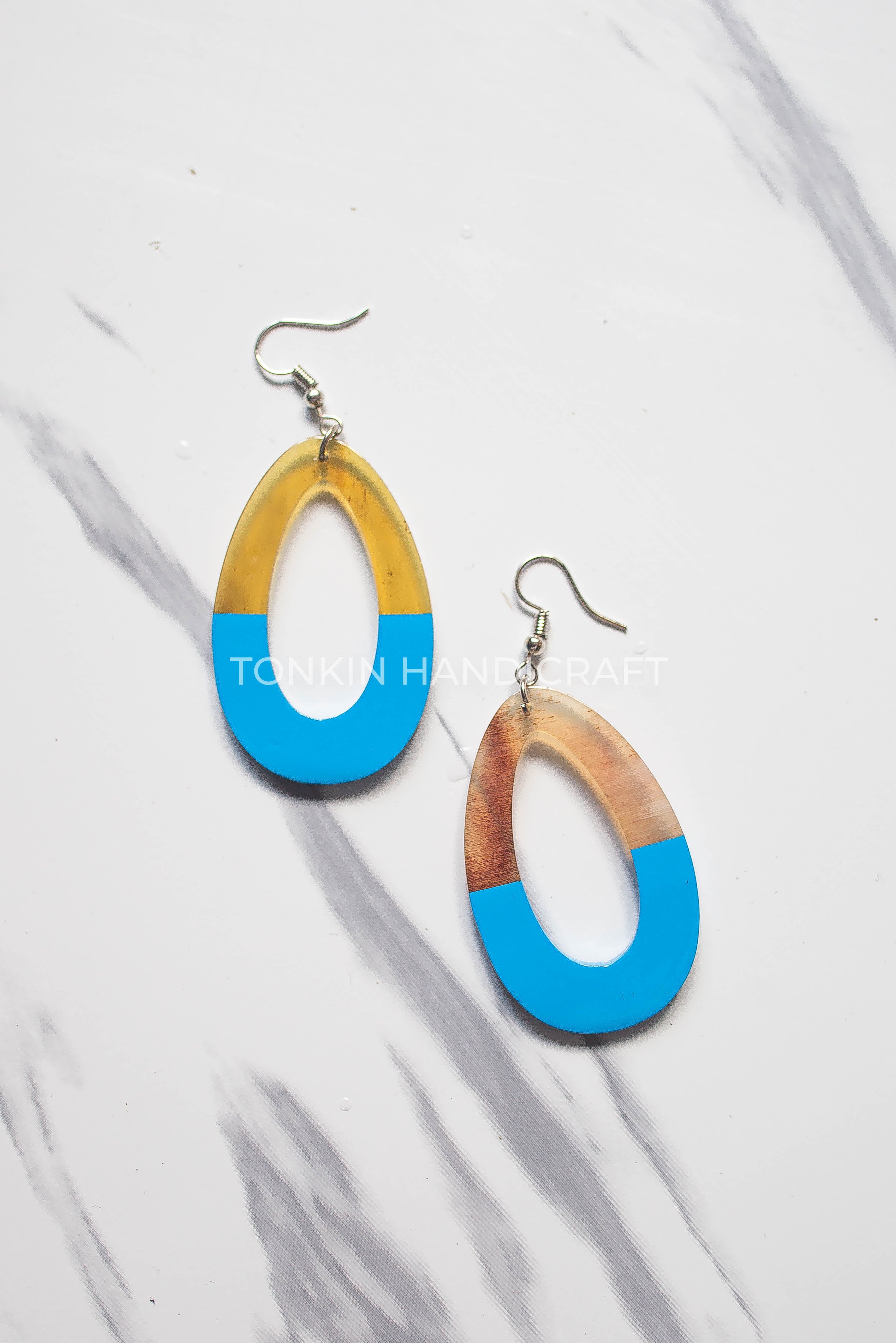 Lien Buffalo Horn Earrings