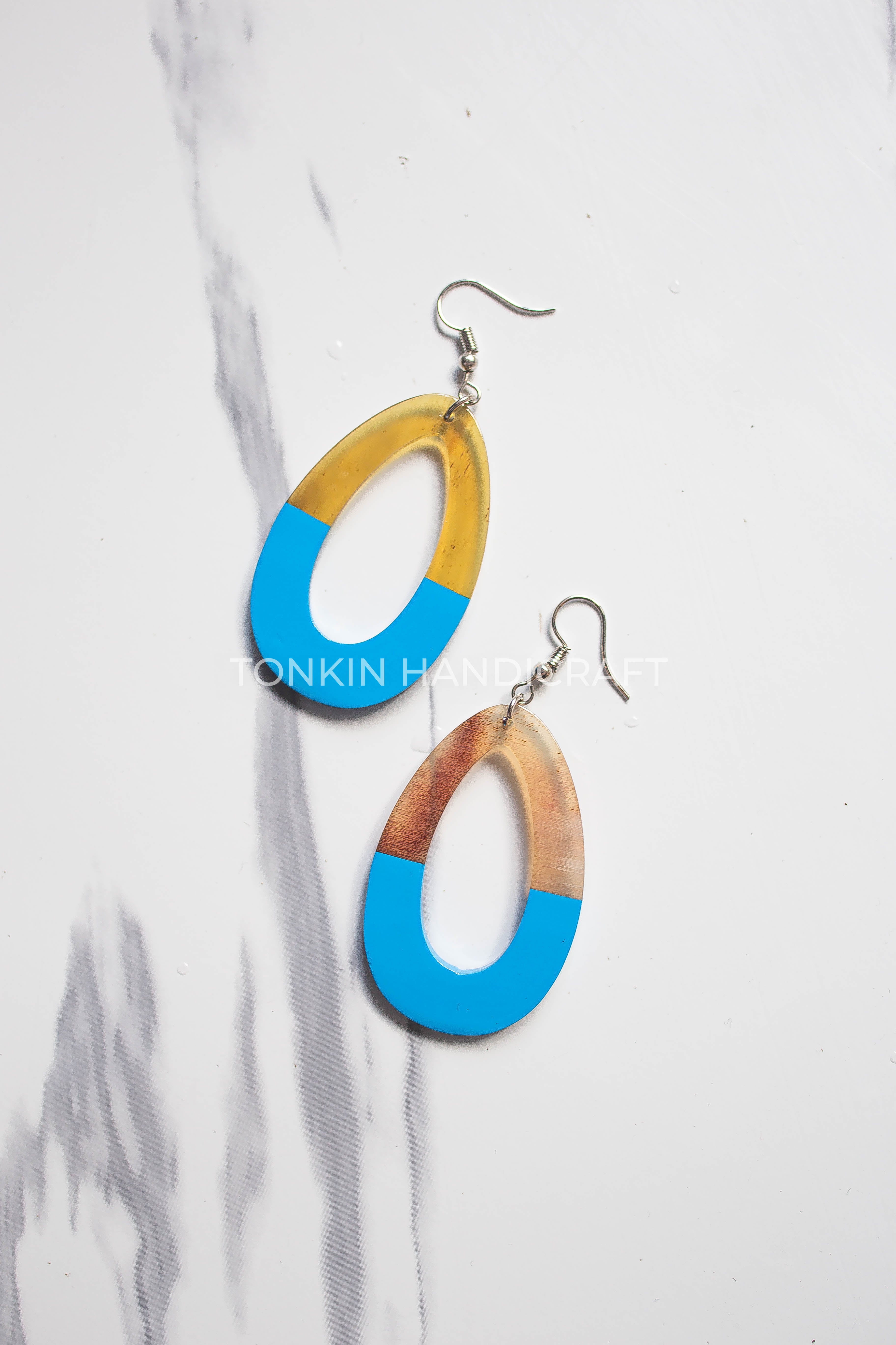 Lien Buffalo Horn Earrings