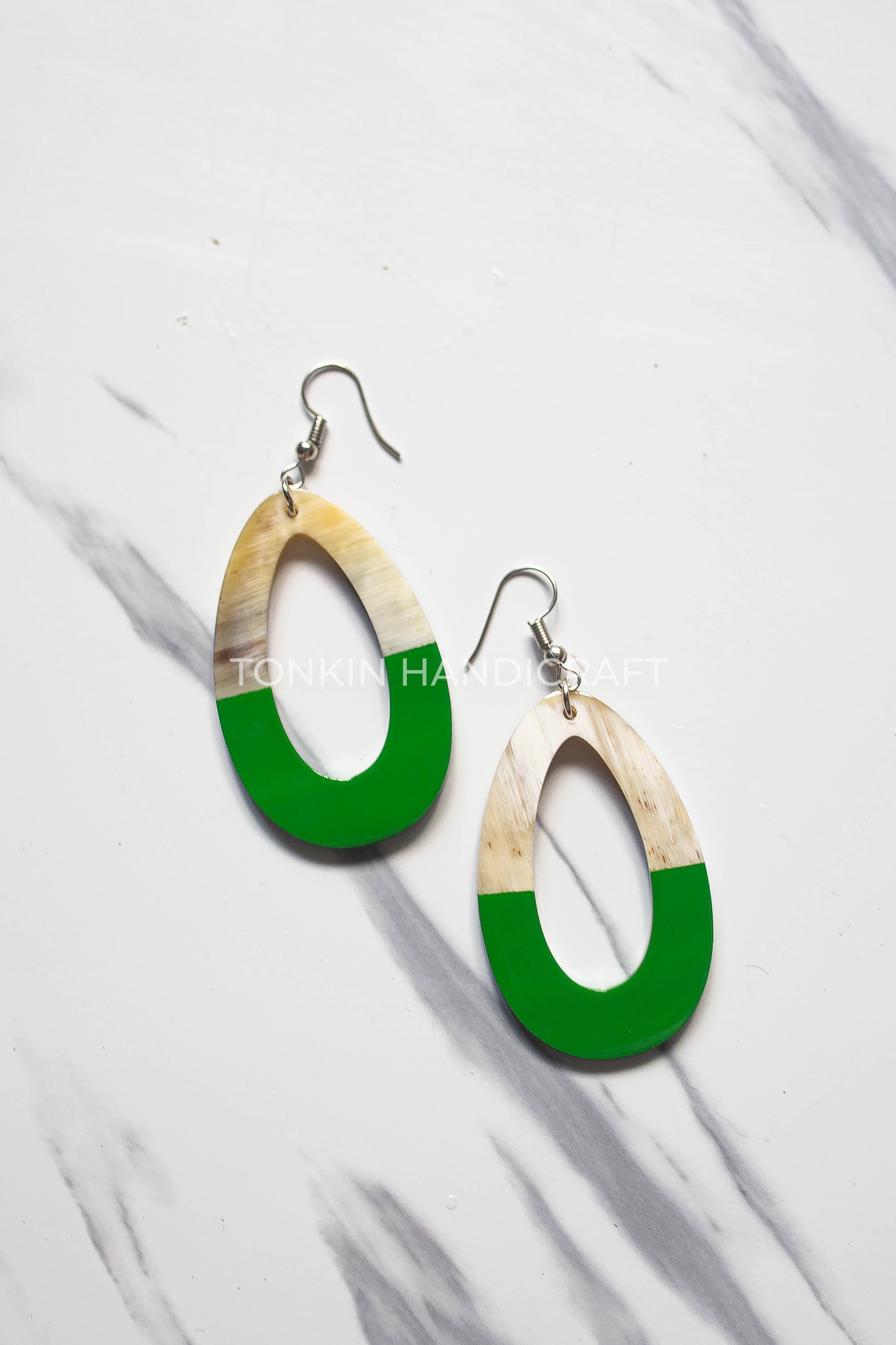 Lien Buffalo Horn Earrings