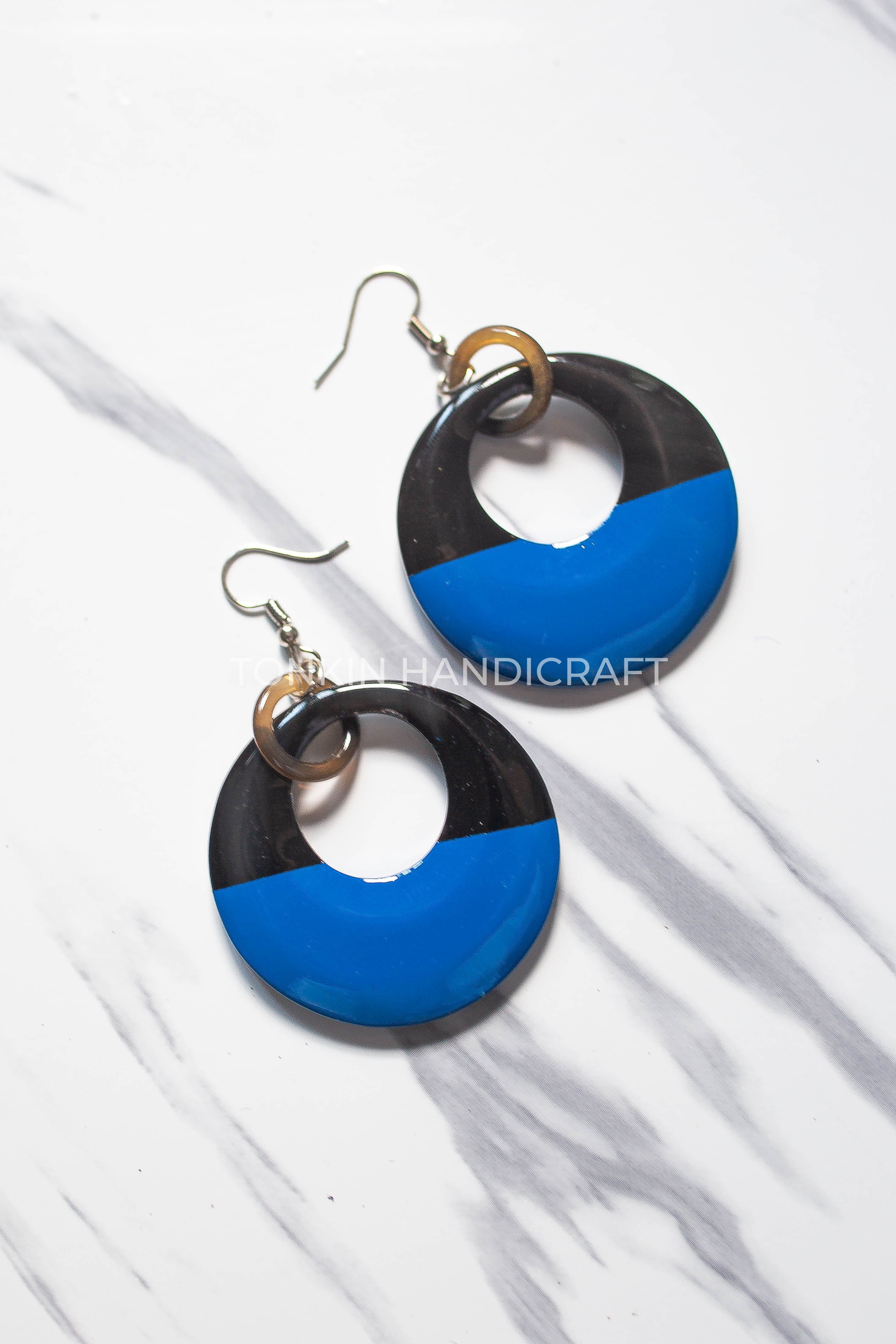 Mien Buffalo Horn Earrings