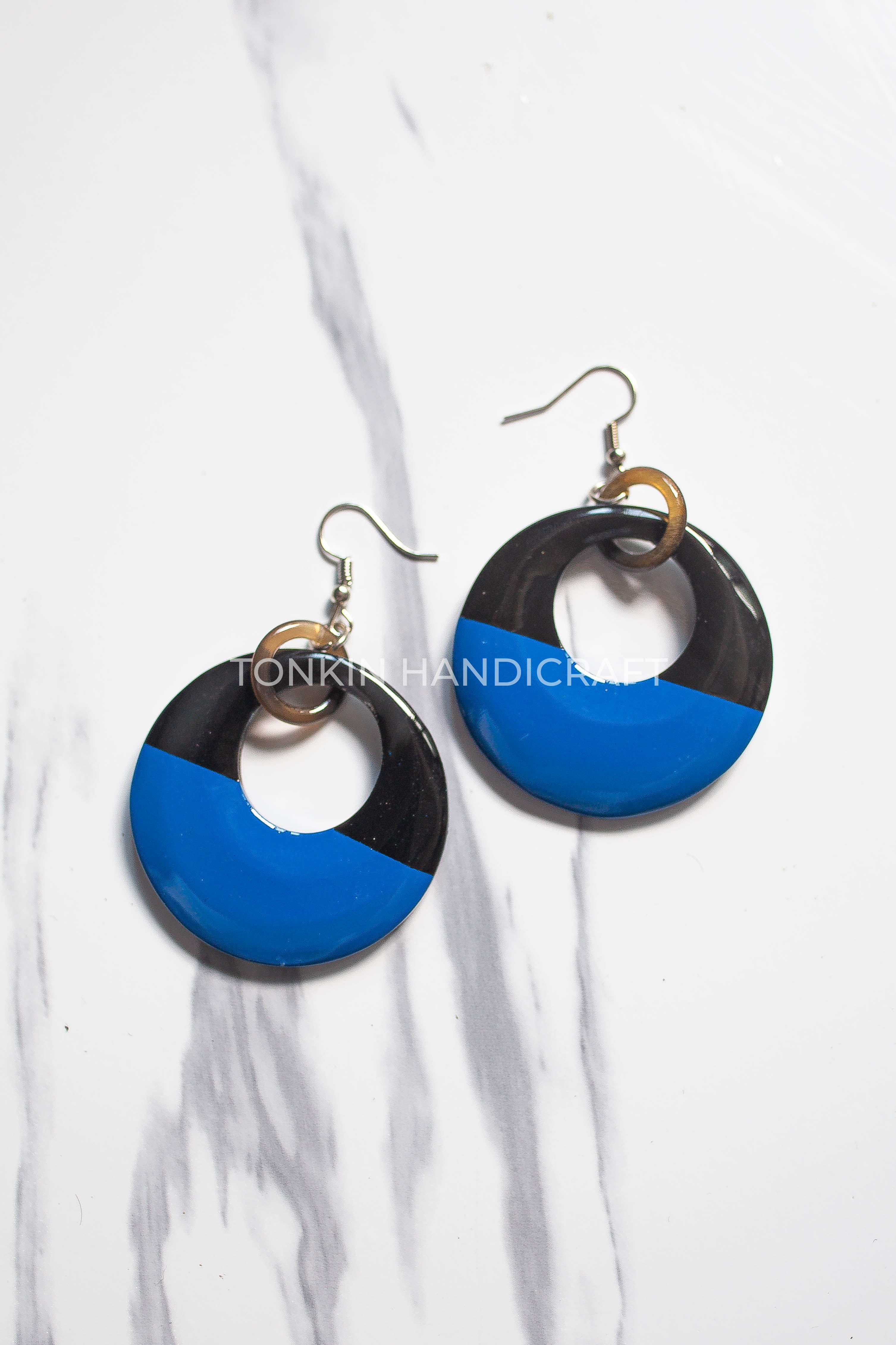 Mien Buffalo Horn Earrings