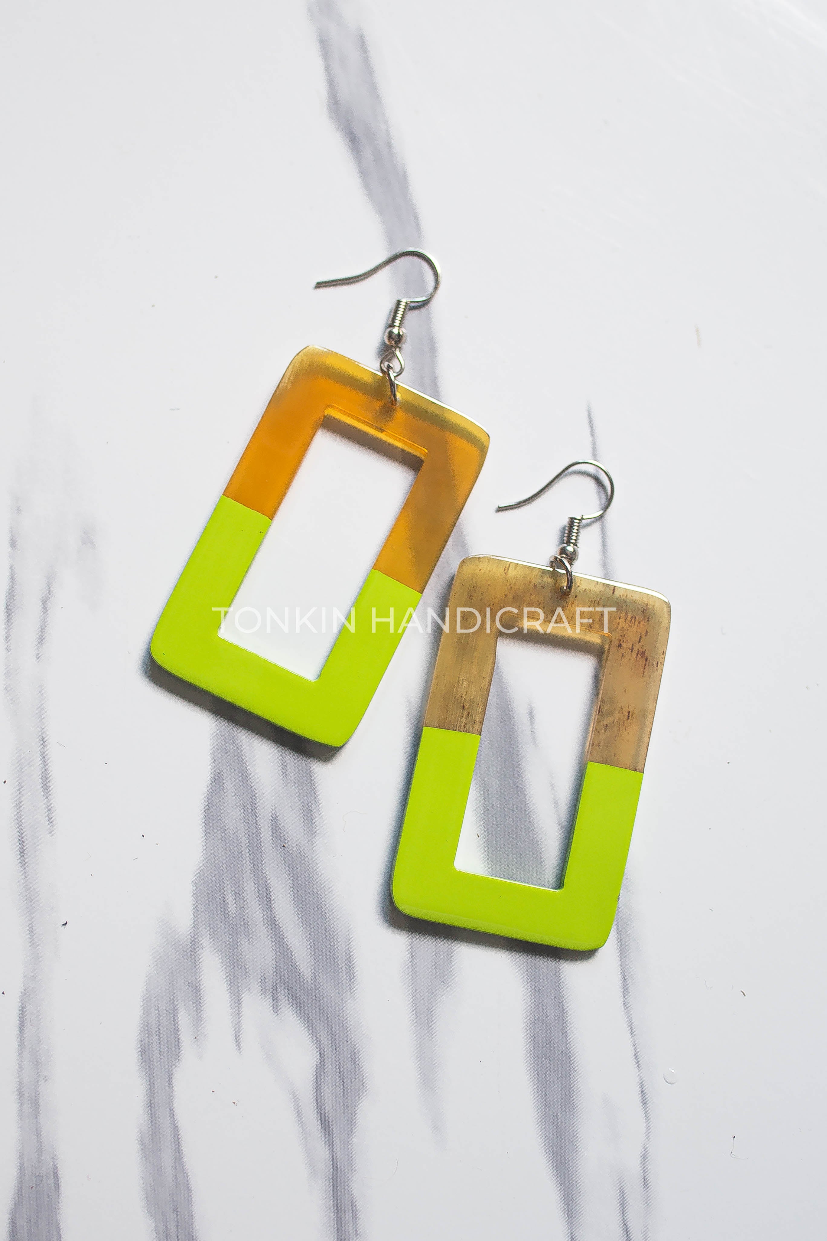 Hoa Buffalo Horn Earrings