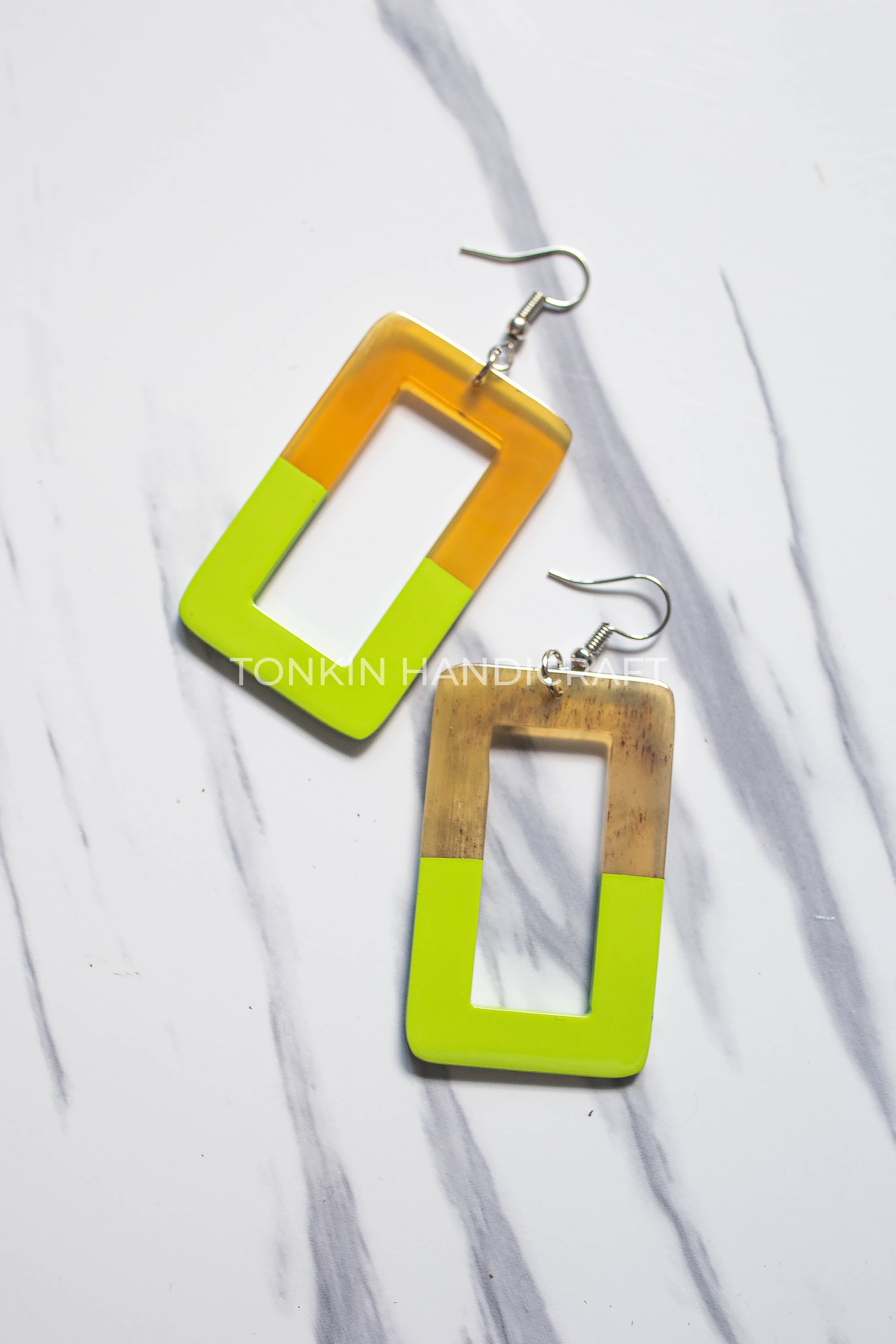 Hoa Buffalo Horn Earrings