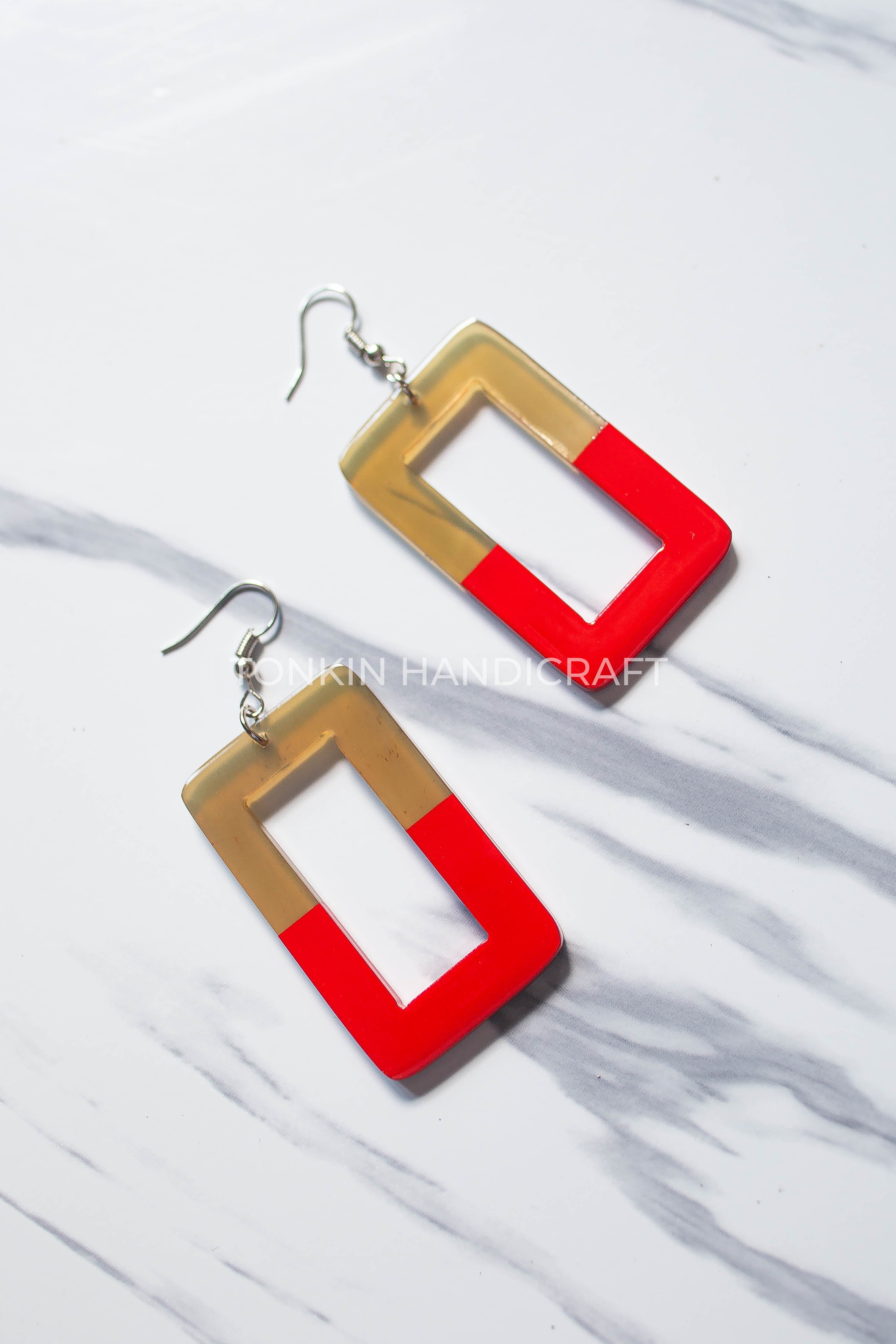 Hoa Buffalo Horn Earrings