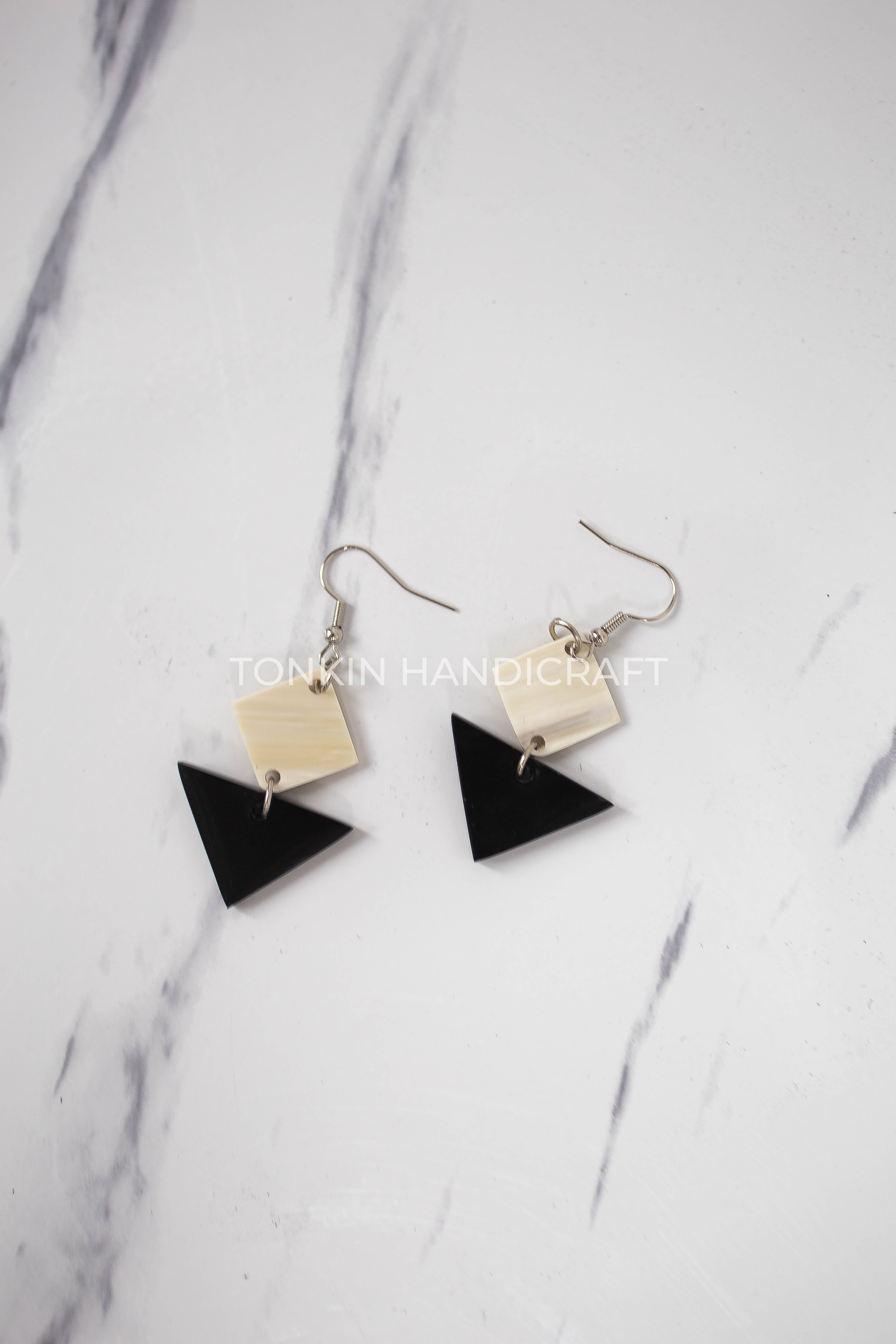 Kim Buffalo Horn Earrings