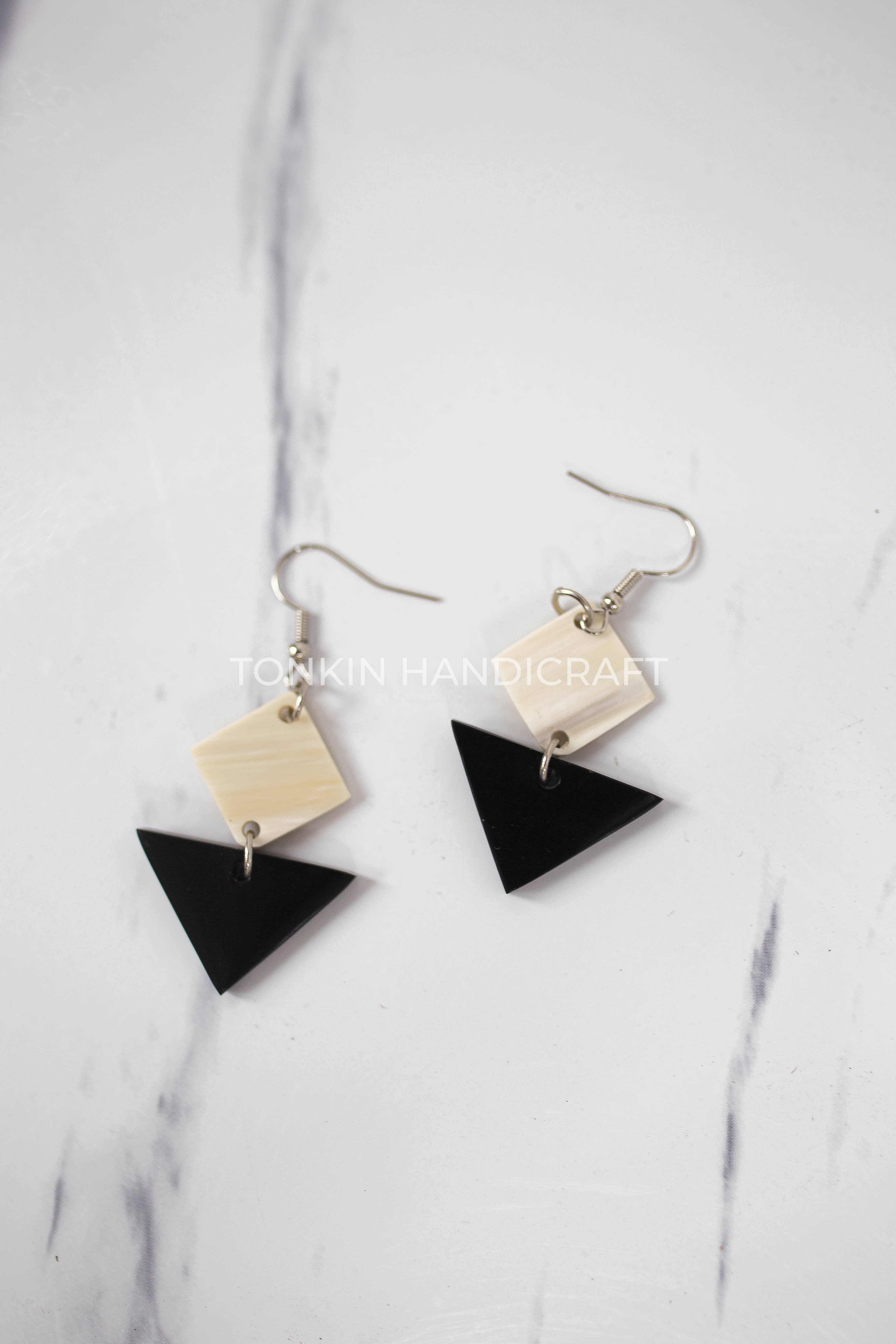 Kim Buffalo Horn Earrings