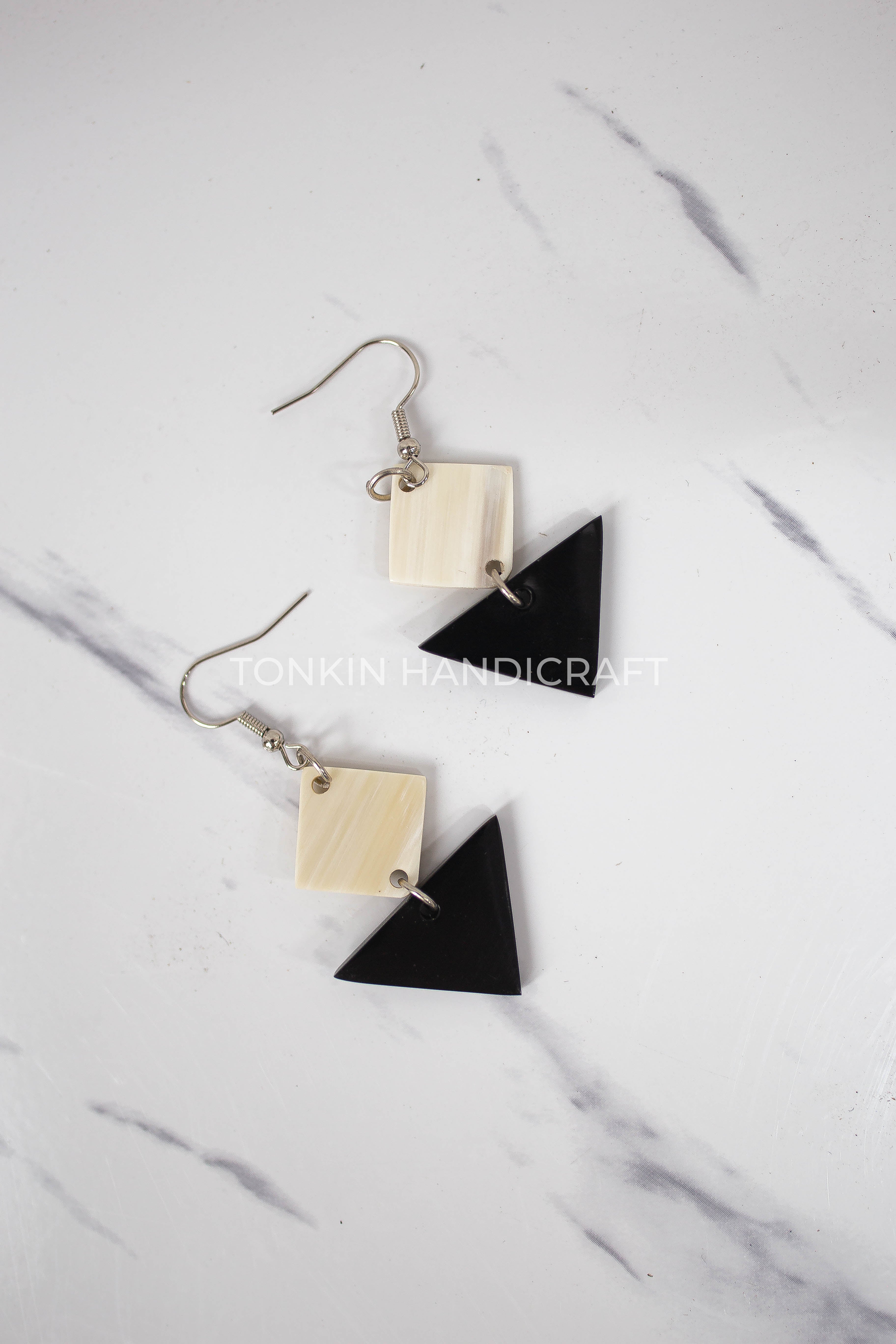 Kim Buffalo Horn Earrings