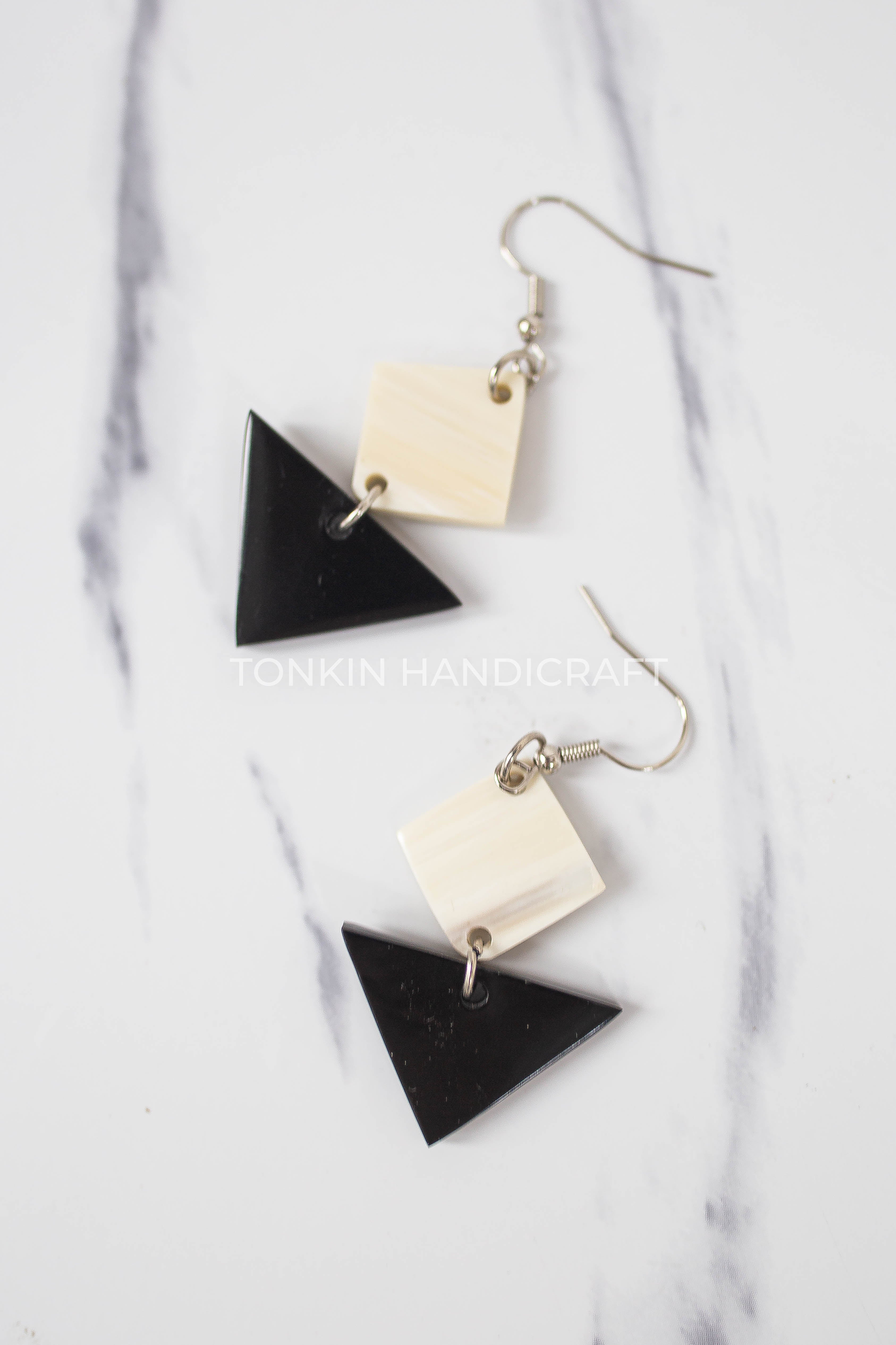 Kim Buffalo Horn Earrings