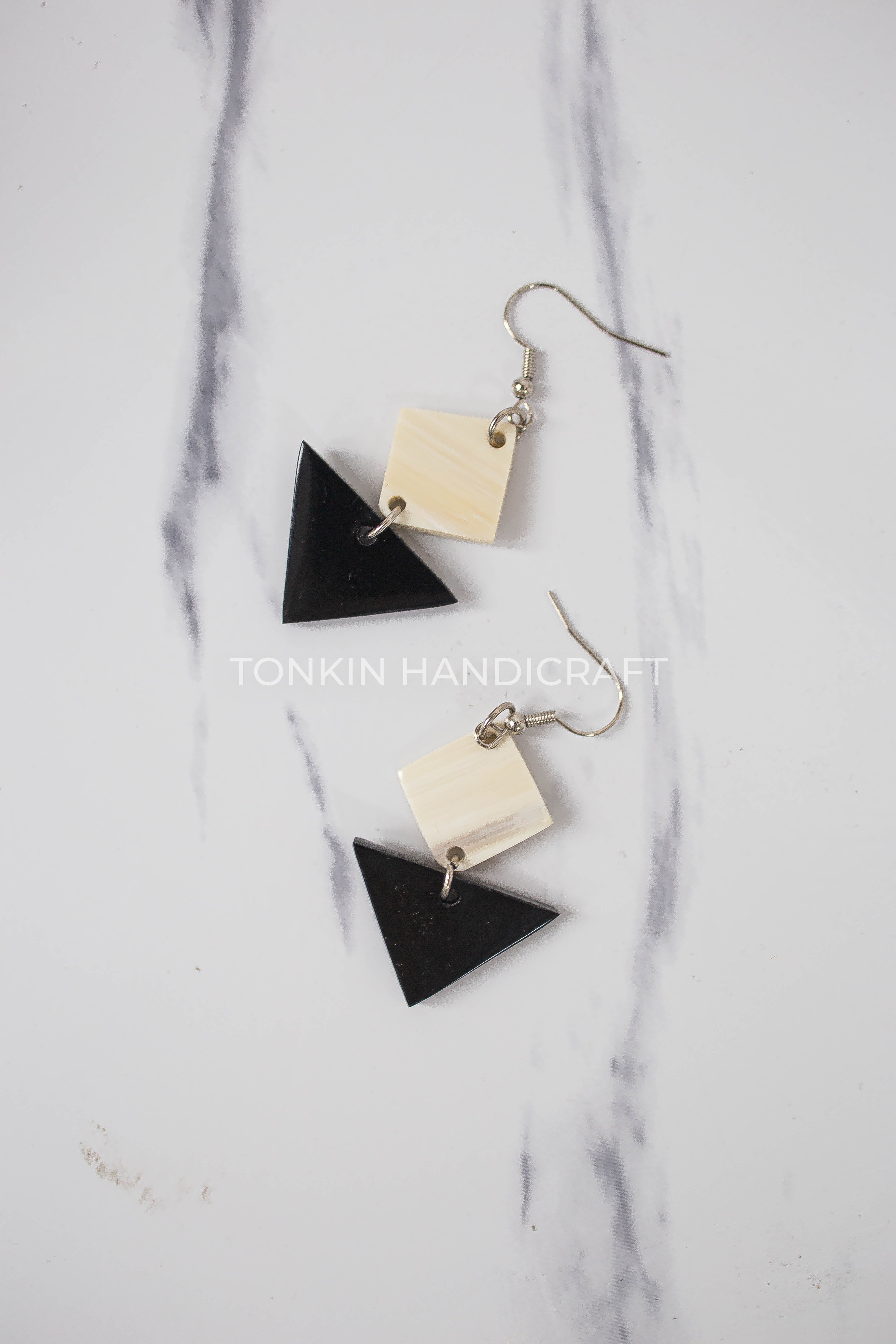 Kim Buffalo Horn Earrings