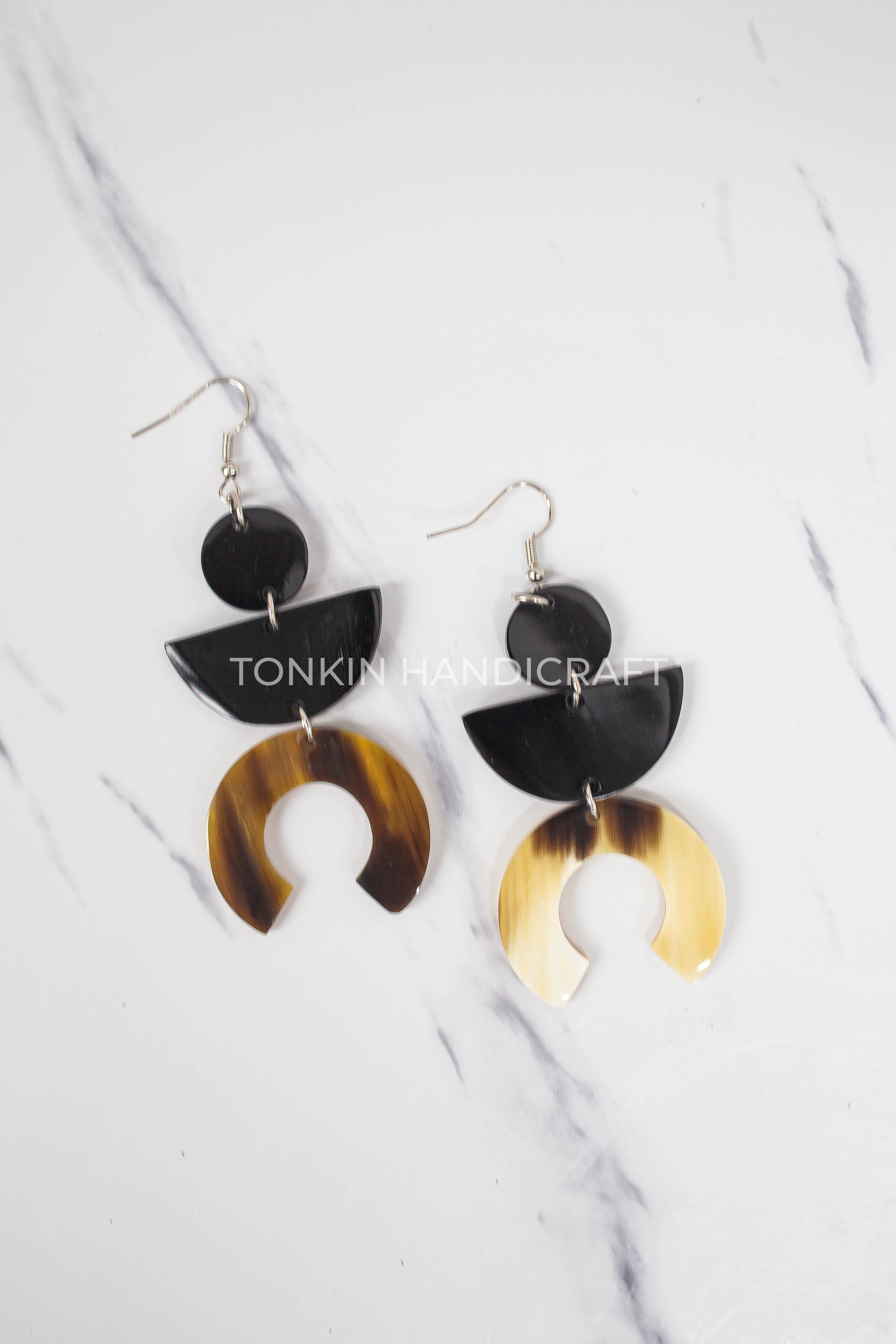 Ngan Buffalo Horn Earrings